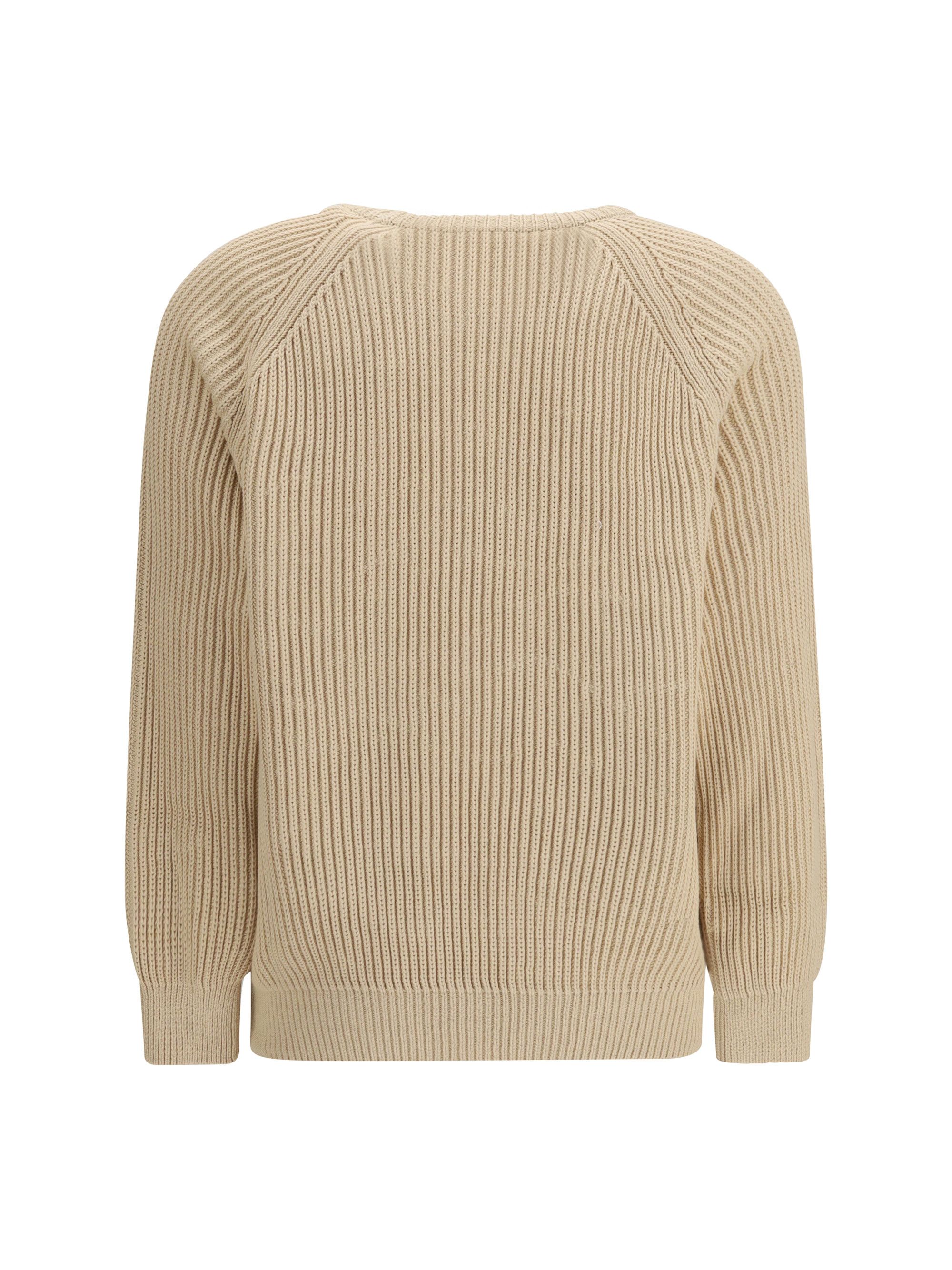 Saint Laurent Paris Ribbed cotton Pullover Size M / US 6-8 / IT 42-44 - 2 Thumbnail