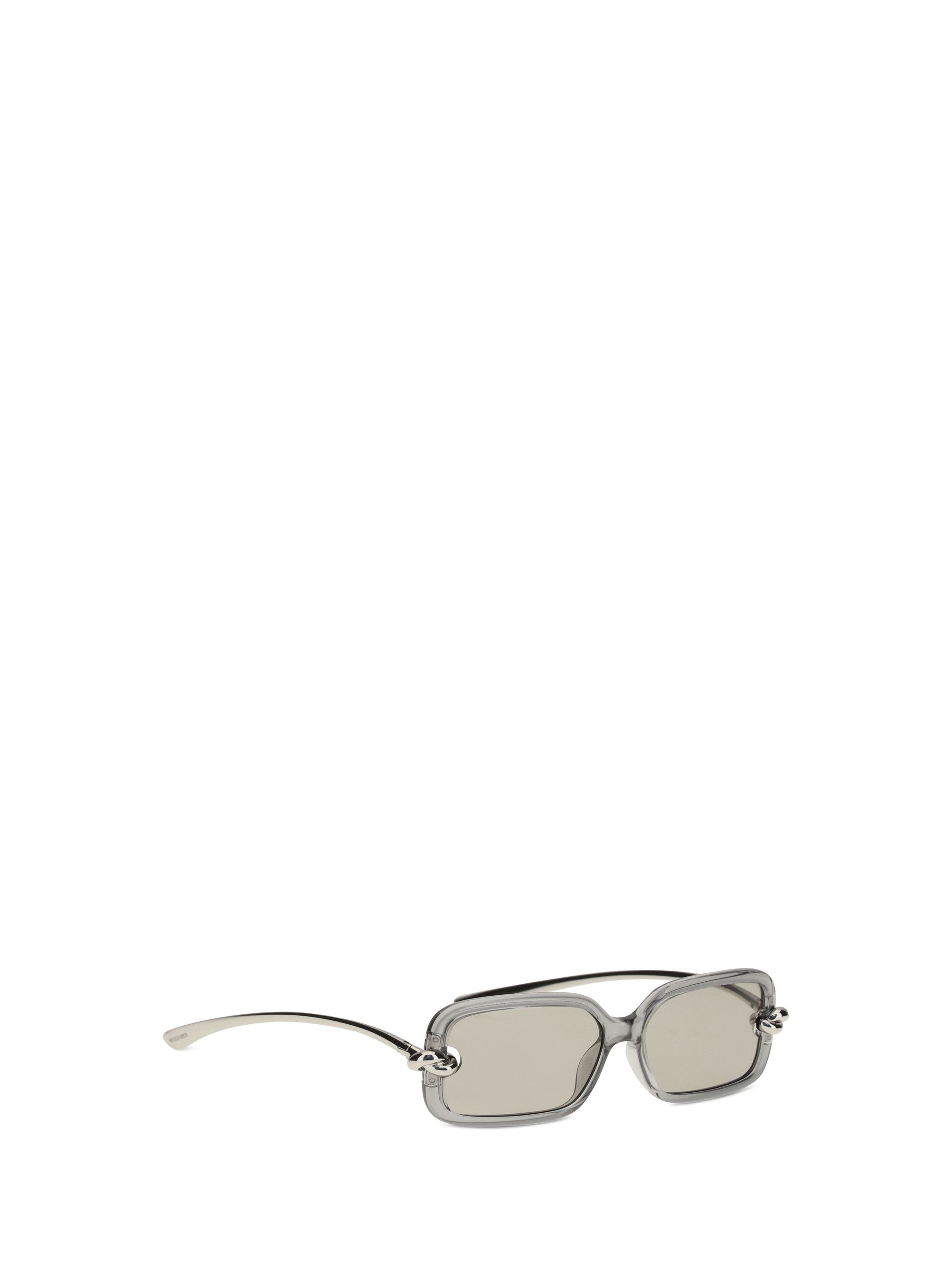 Bottega Veneta Knot rectangular Sunglasses Size ONE SIZE - 2 Thumbnail
