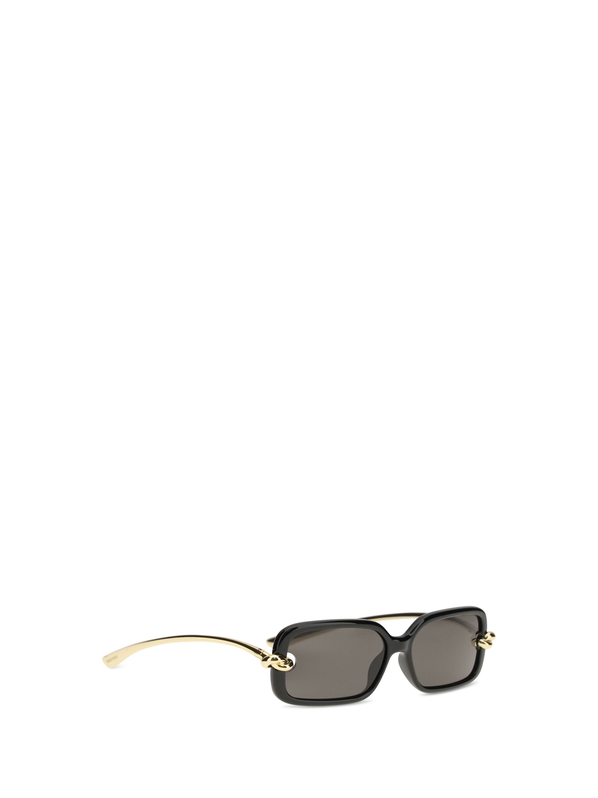 Bottega Veneta Knot rectangular Sunglasses Size ONE SIZE - 2 Thumbnail