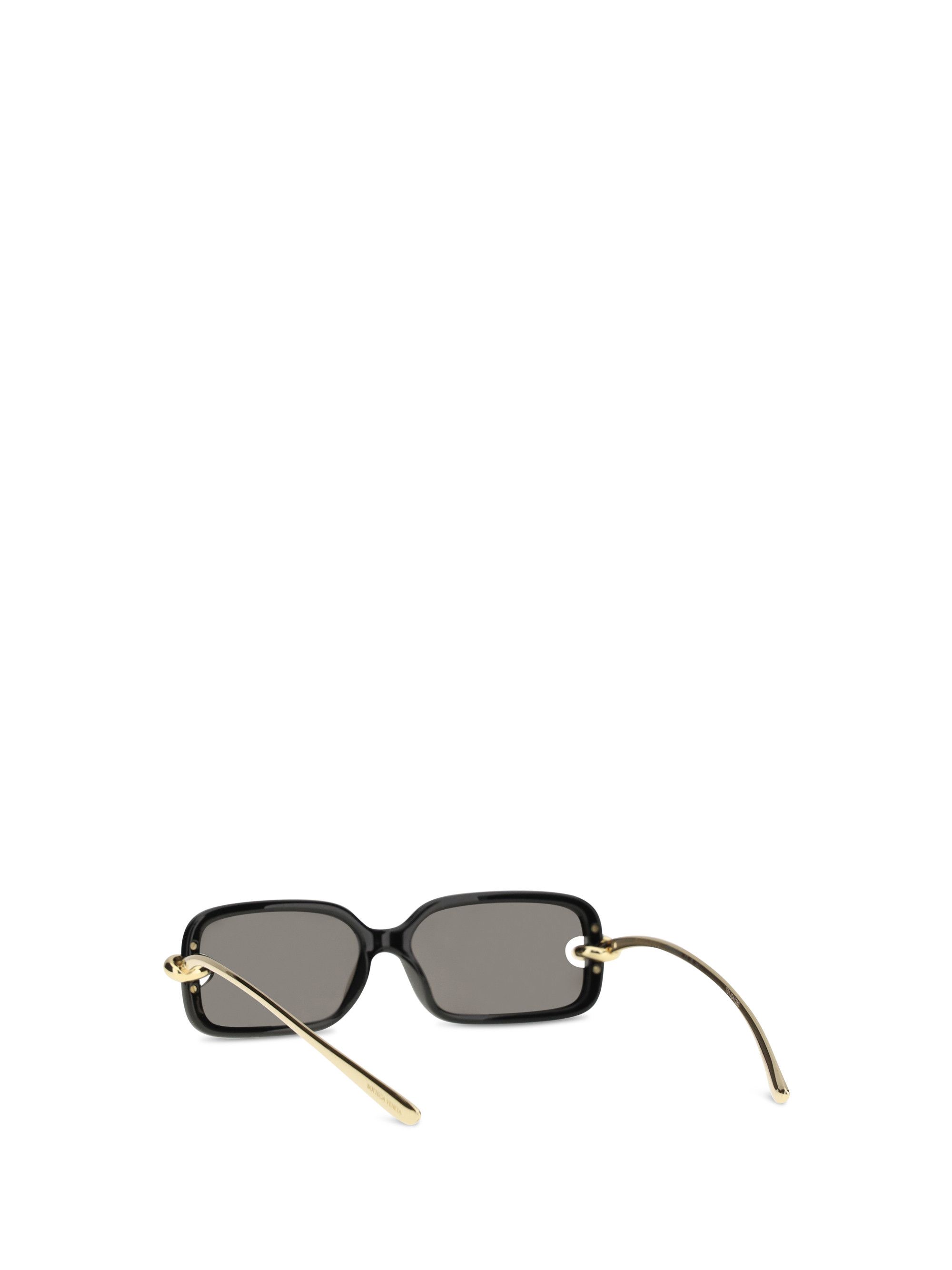Bottega Veneta Knot rectangular Sunglasses Size ONE SIZE - 3 Thumbnail