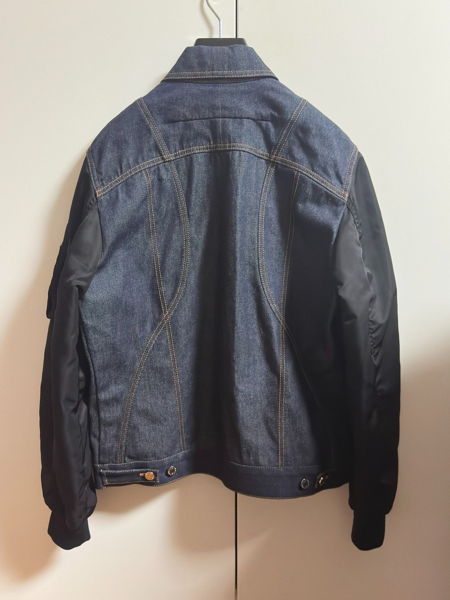 Givenchy Givenchy MA1 Deconstructed Denim Jacket Size US XL / EU 56 / 4 - 4 Thumbnail