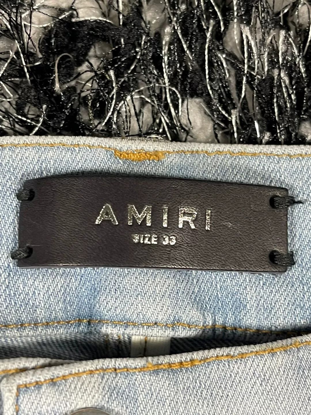 Amiri Amiri Watercolor Half Track Jean Size US 33 - 5 Thumbnail