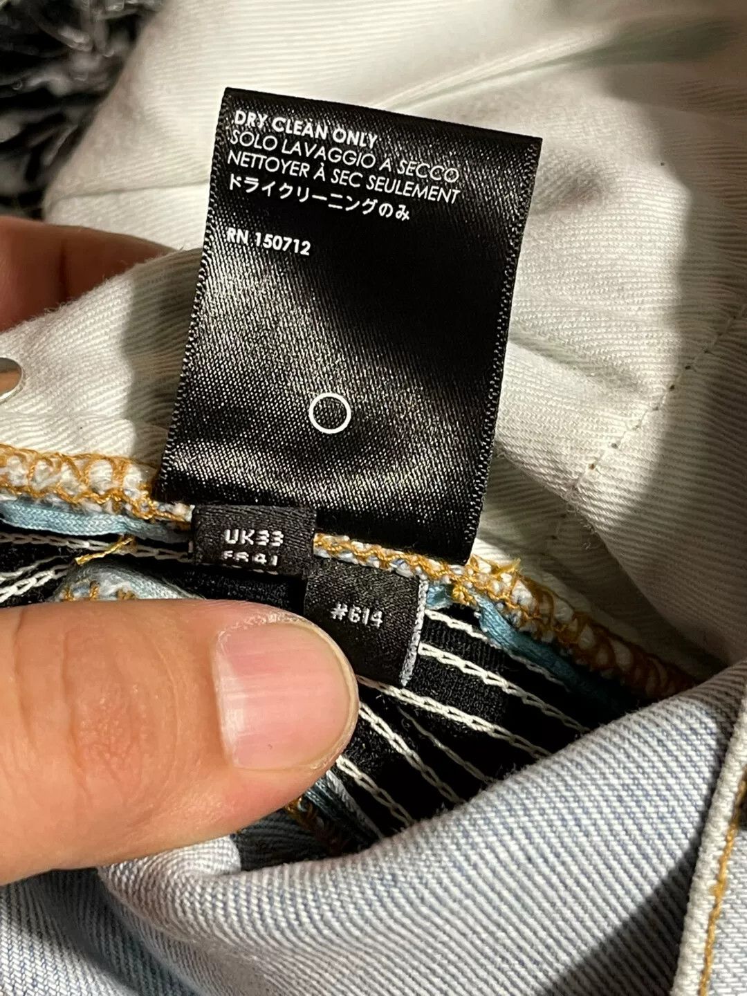 Amiri Amiri Watercolor Half Track Jean Size US 33 - 9 Thumbnail