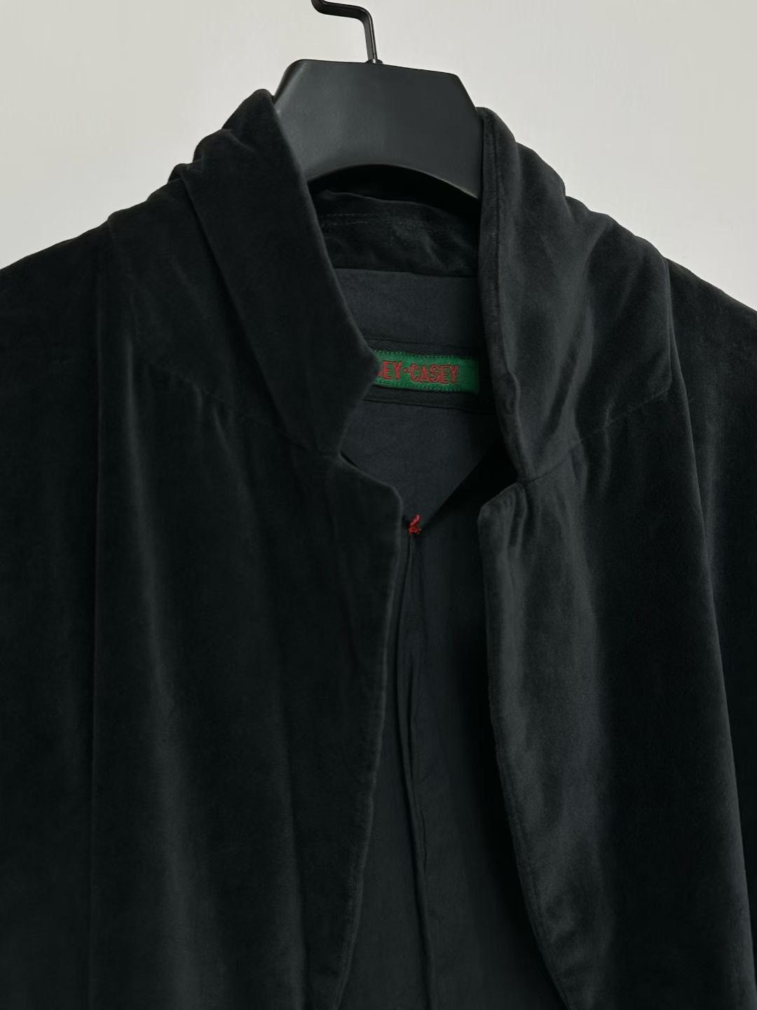 Casey Casey Casey Casey Black Gray Velvet Blazer Size US S / EU 44-46 / 1 - 6 Thumbnail