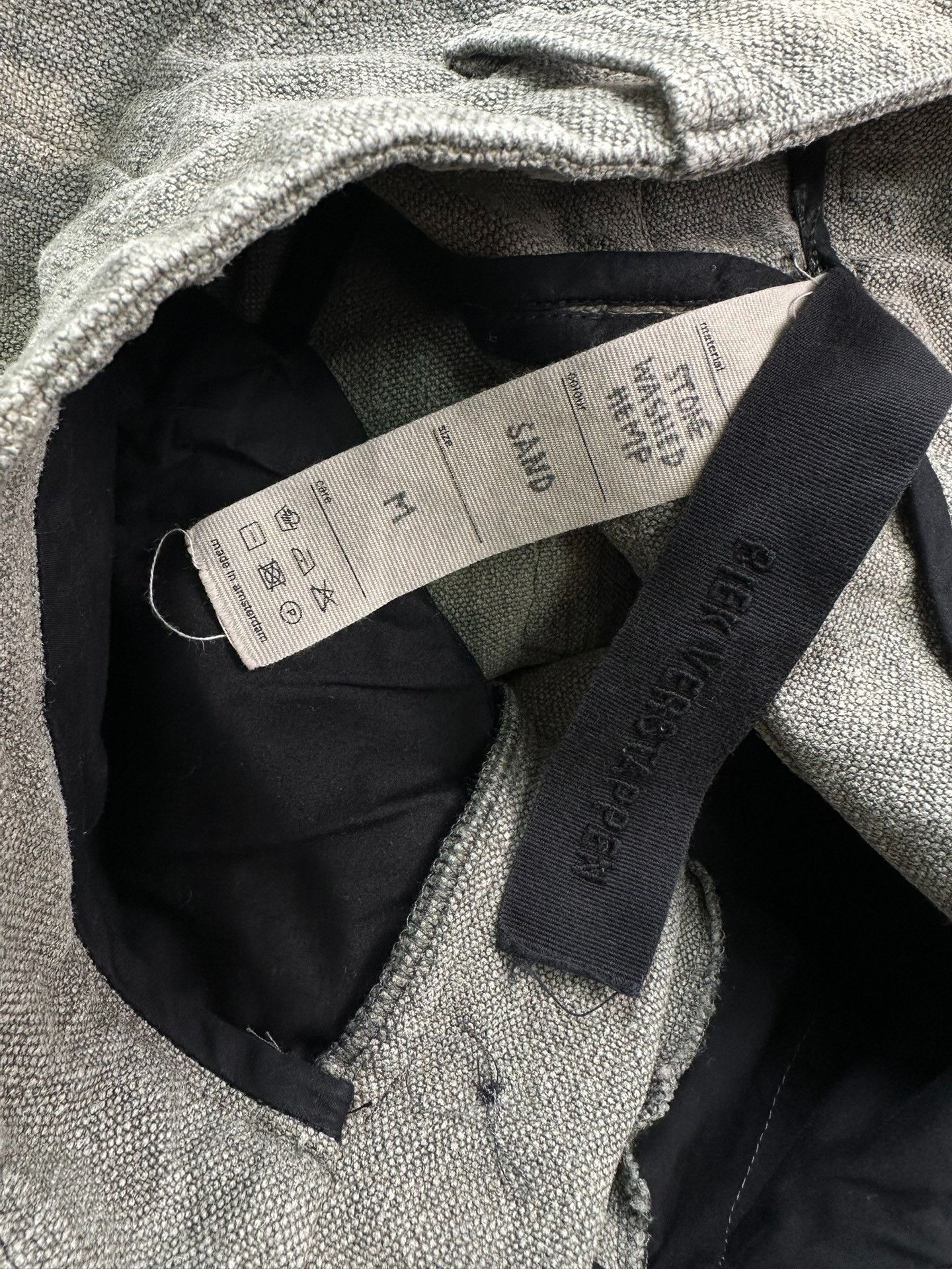 Biek Verstappen BIEK VERSTAPPEN Stone-Washed Linen Drop-Crotch Pants Size US 30 / EU 46 - 8 Thumbnail