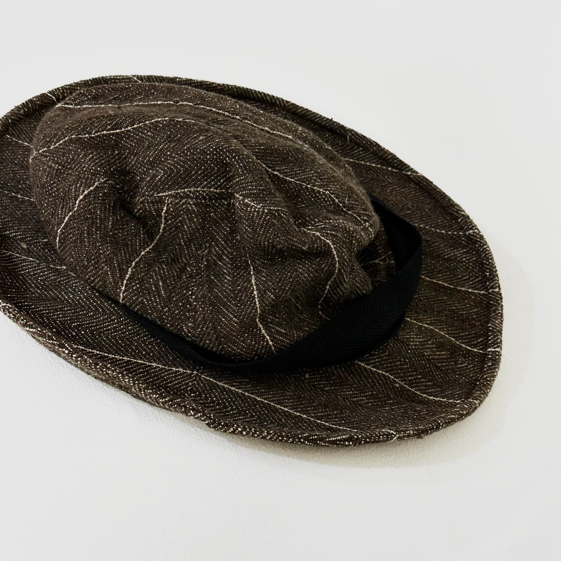 Andrew Andrew Driftwood Walnut Dyed Bucket Hat Size ONE SIZE - 5 Thumbnail