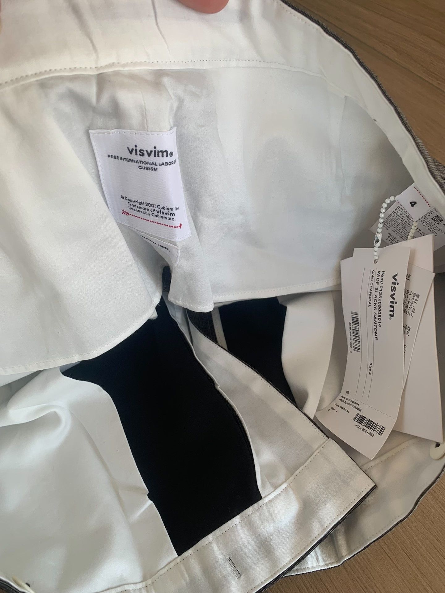 Visvim VISVIM WIDE SLACKS SANTOME 25AW Size US 37 - 3 Thumbnail