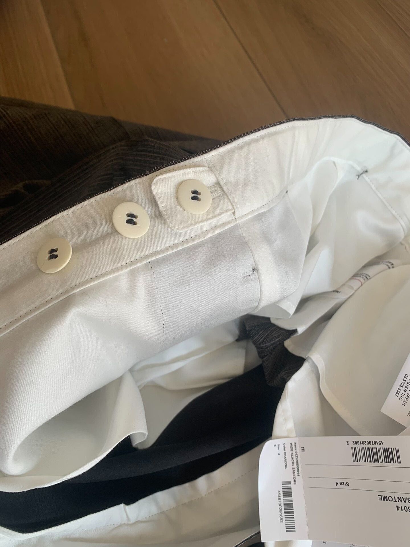 Visvim VISVIM WIDE SLACKS SANTOME 25AW Size US 37 - 6 Thumbnail
