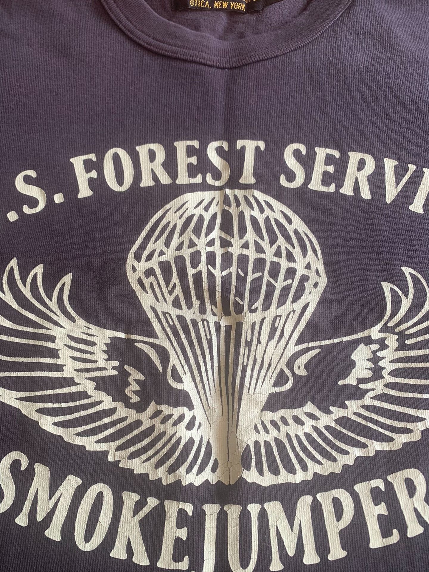 Freewheelers FREEWHEELERS Smoke Jumpers Print T-Shirt Size US S / EU 44-46 / 1 - 3 Thumbnail