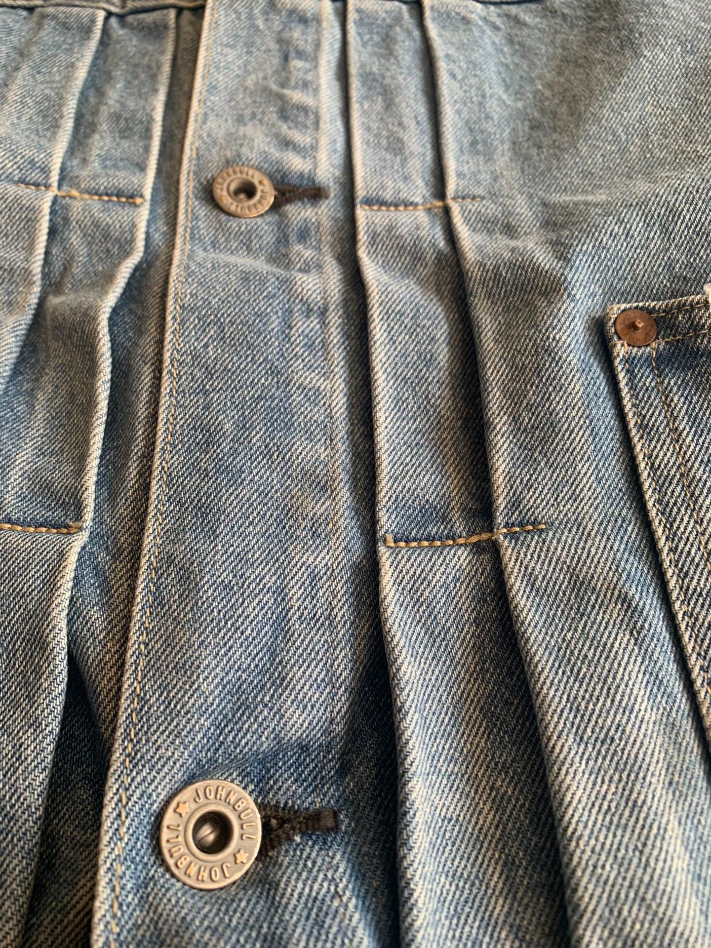 Johnbull JOHNBULL Washed Distressed Denim Jacket Size US L / EU 52-54 / 3 - 3 Thumbnail