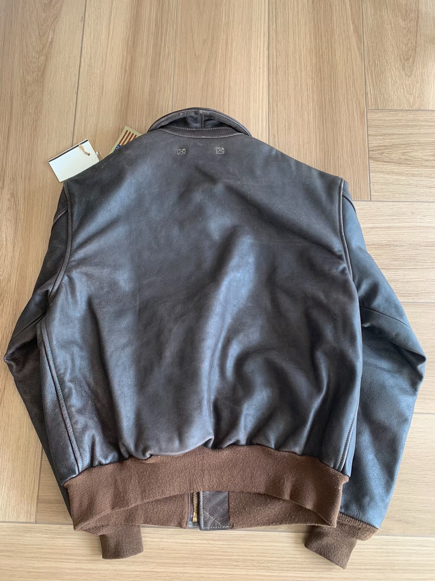 Cockpit USA Cockpit A2 Distressed Horsehide Leather Jacket Size US S / EU 44-46 / 1 - 2 Thumbnail