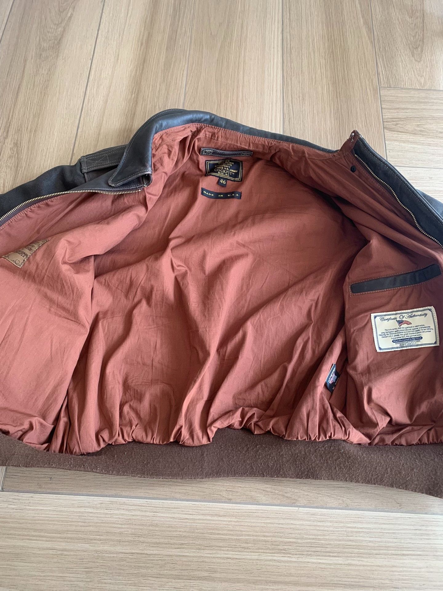 Cockpit USA Cockpit A2 Distressed Horsehide Leather Jacket Size US S / EU 44-46 / 1 - 3 Thumbnail