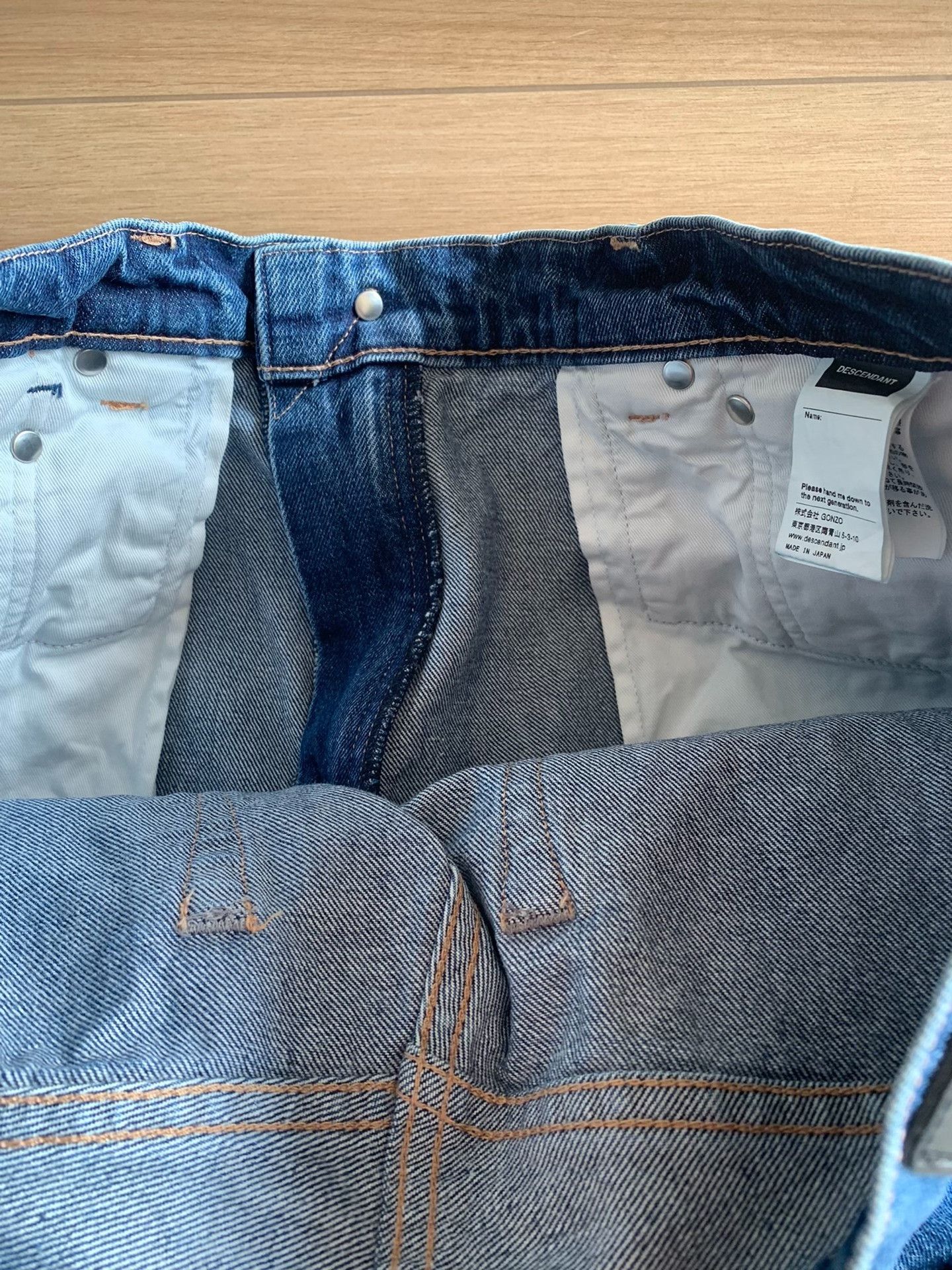 Descendant Descendant DCDT 1986 Straight Vintage Washed Jeans Size US 37 - 4 Thumbnail