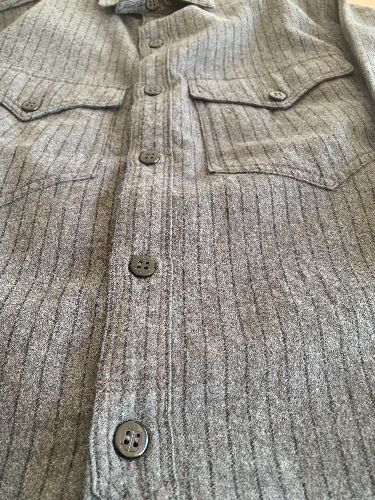 Freewheelers Freewheelers US Navy Officer Cotton Wool Shirt Size US L / EU 52-54 / 3 - 3 Thumbnail
