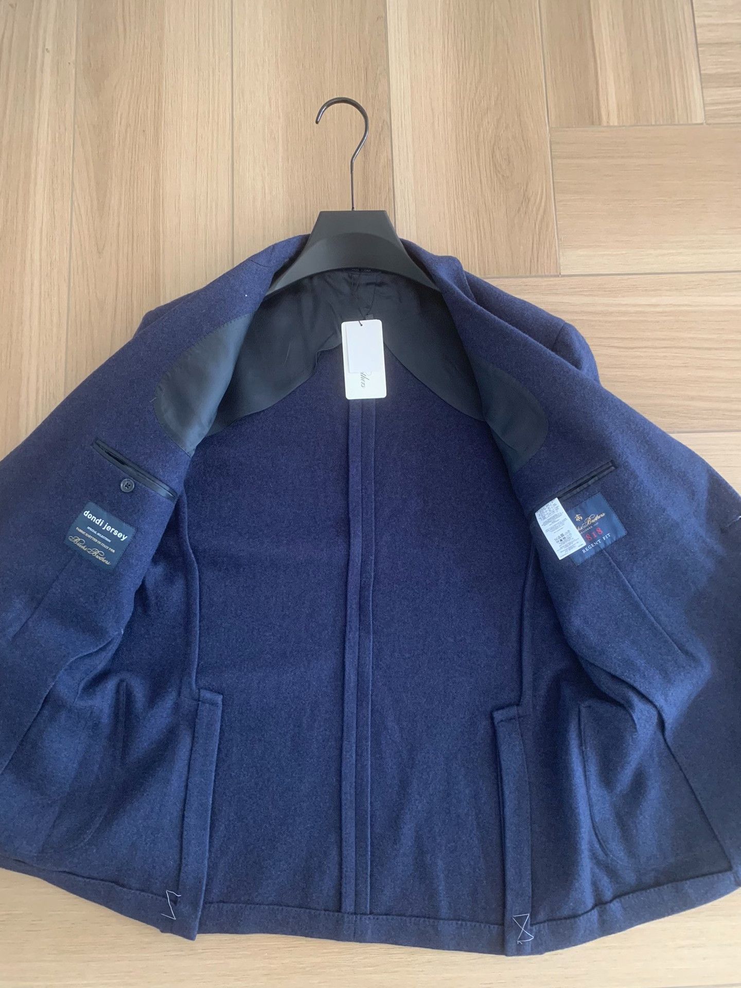Brooks Brothers Brooks Brothers Men's Wool Suit Jacket Size US S / EU 44-46 / 1 - 3 Thumbnail