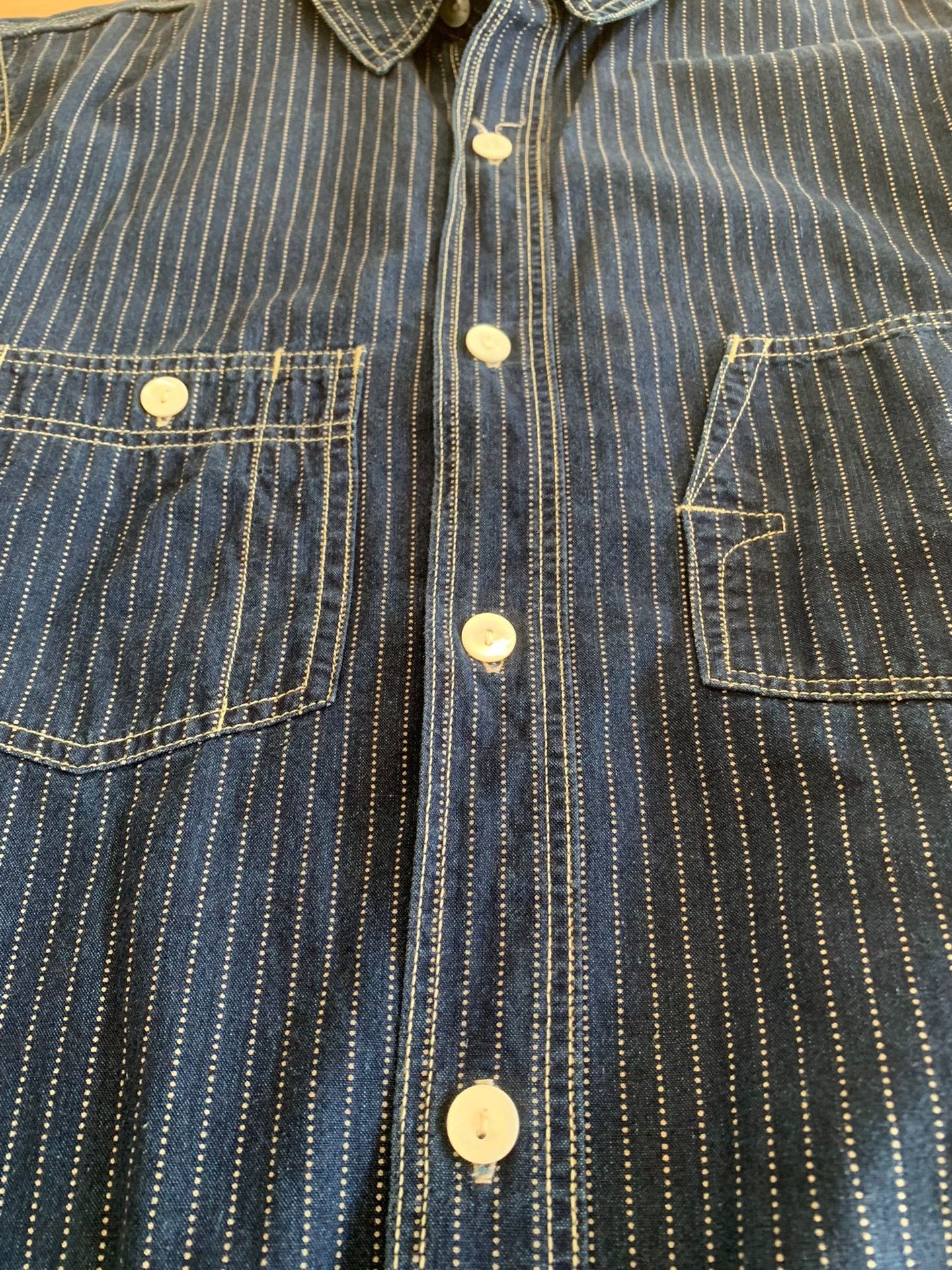 Freewheelers FREEWHEELERS Discharge Print Vintage Shirt Size US M / EU 48-50 / 2 - 4 Thumbnail