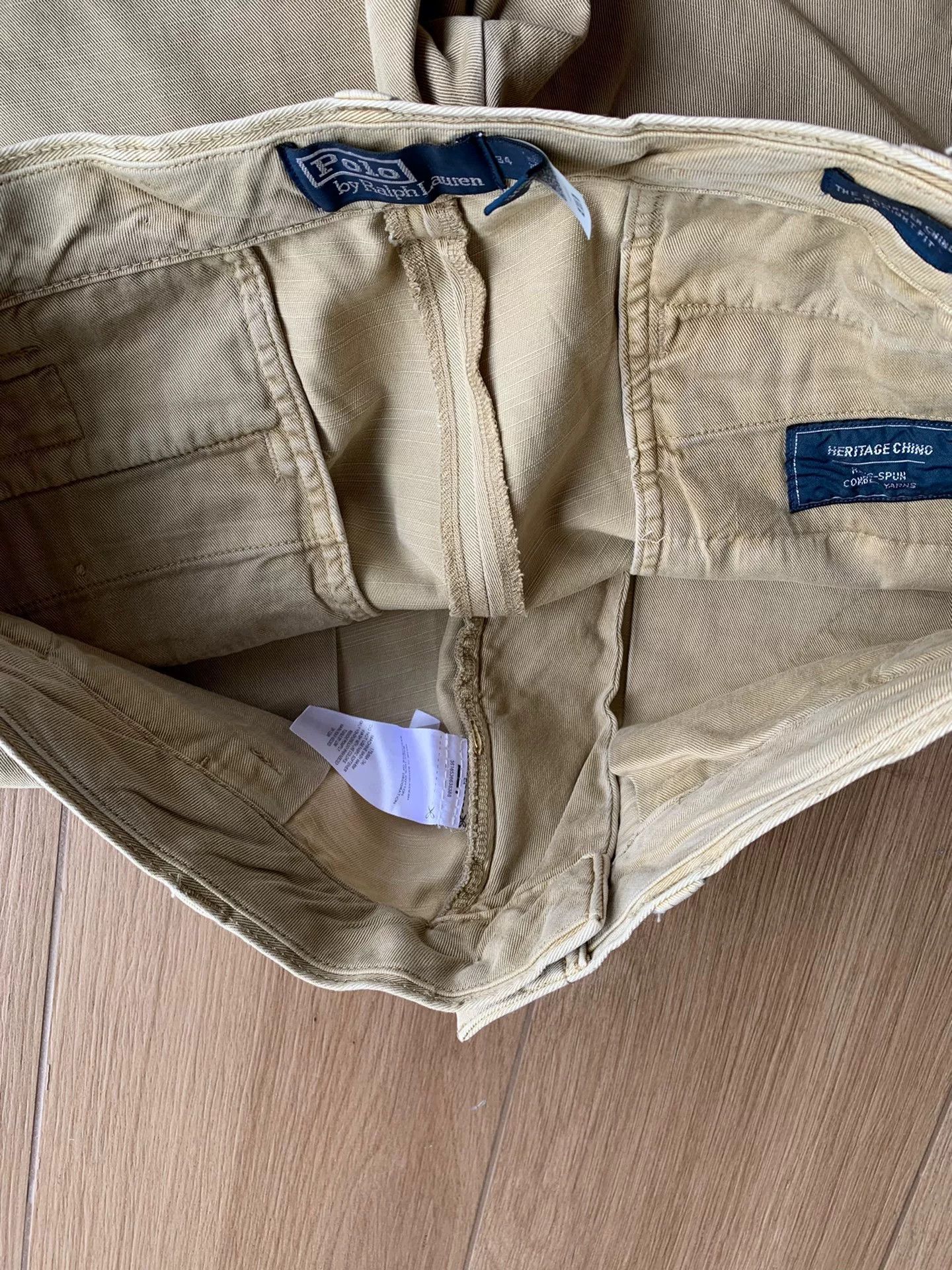 Polo Ralph Lauren Polo Ralph Lauren Washed Distressed Chino Shorts Size US 34 / EU 50 - 4 Thumbnail