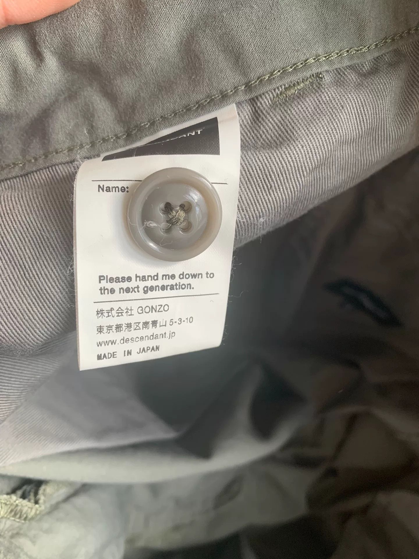 Descendant Descendant Bucket Cargo Trousers Size US 36 / EU 52 - 5 Thumbnail