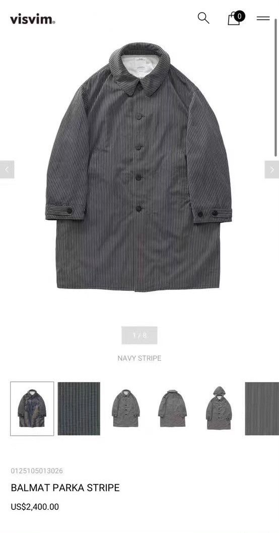 Visvim Visvim Balmat Parka Stripe 25AW Size US XL / EU 56 / 4 - 9 Thumbnail