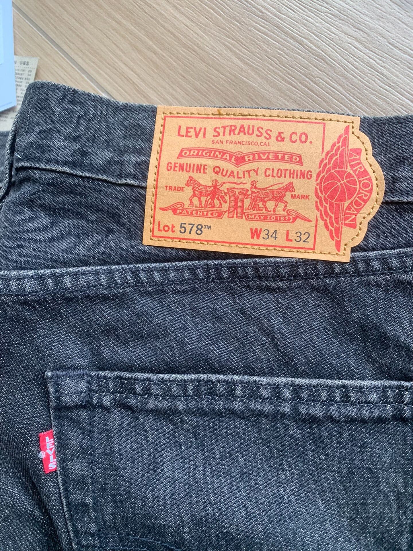 Levi's Levi's x Jordan Men's Jeans Size US 34 / EU 50 - 3 Thumbnail