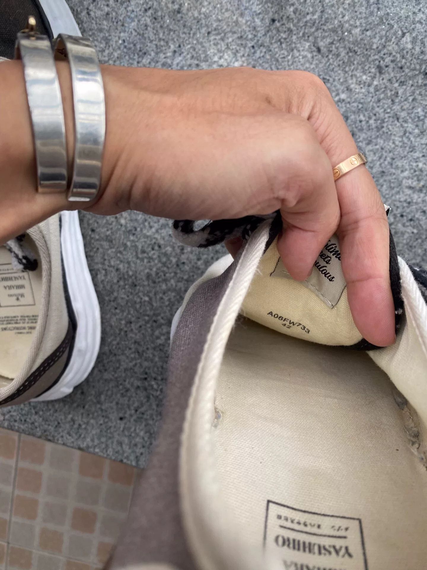 Maison MIHARA YASUHIRO Mihara Yasuhiro XVessel Spliced Distressed Canvas Size US 9 / EU 42 - 7 Thumbnail