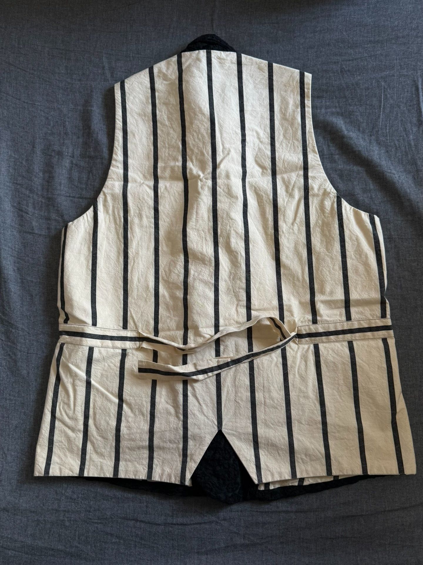 Uma Wang Uma Wang Men's Double-Breasted Shawl Vest Size US S / EU 44-46 / 1 - 2 Thumbnail