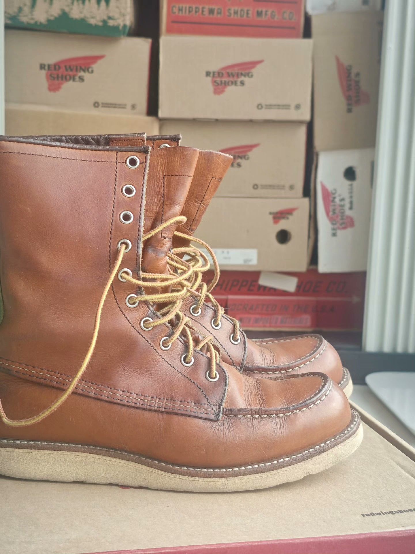 Red Wing Red Wing 877 Classic Leather Boots Size US 9 / EU 42 - 7 Thumbnail