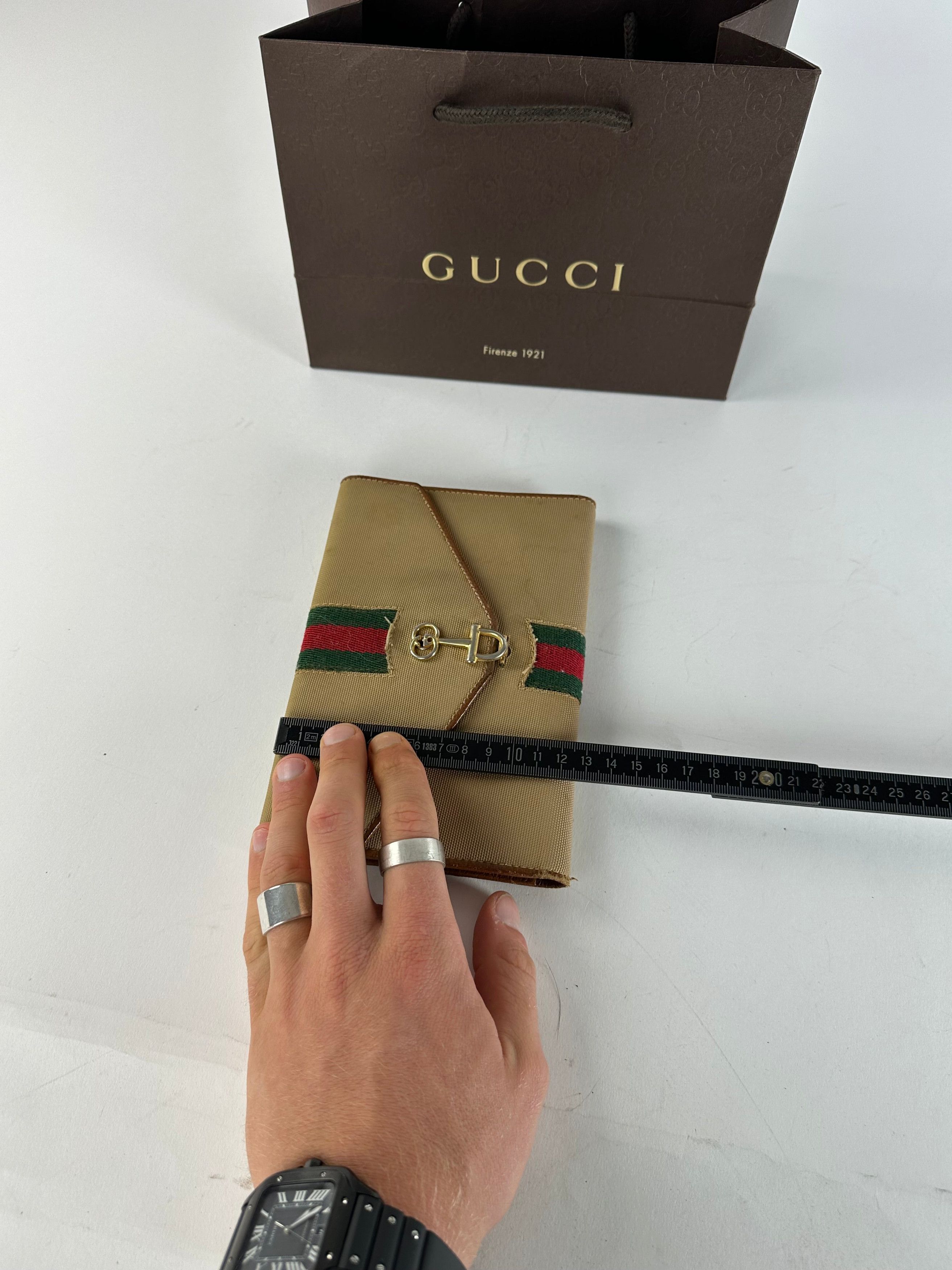 Gucci Vintage Horsebit Clutch Beige Size ONE SIZE - 9 Thumbnail