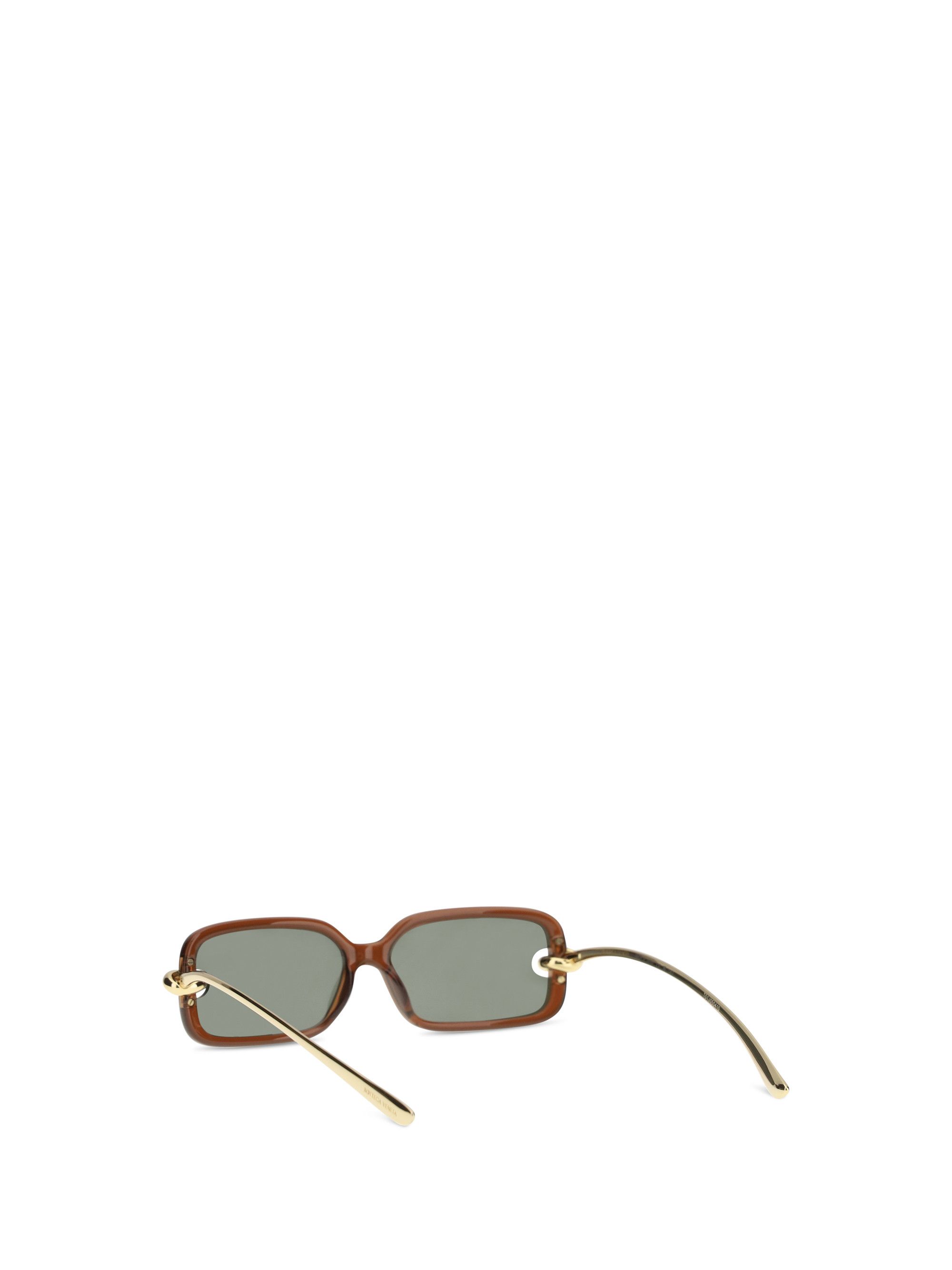 Bottega Veneta Knot rectangular Sunglasses Size ONE SIZE - 3 Thumbnail