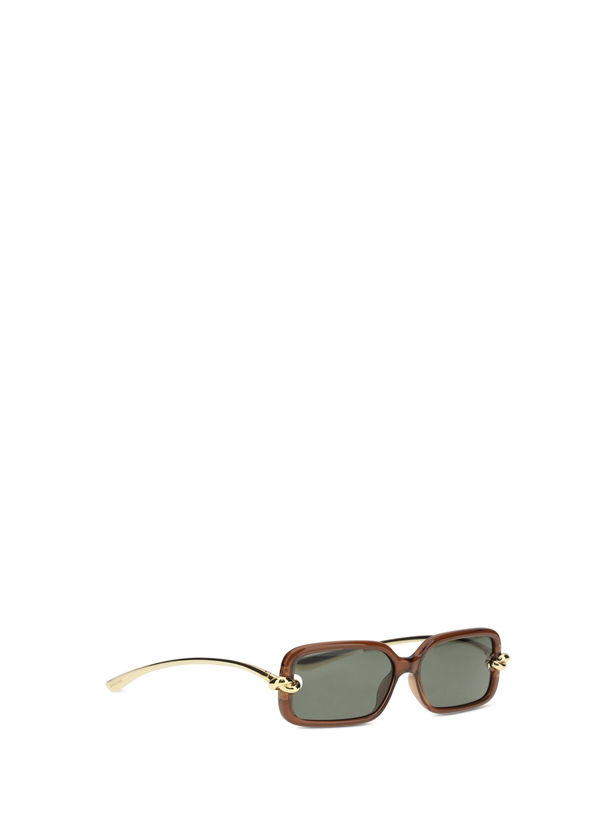 Bottega Veneta Knot rectangular Sunglasses Size ONE SIZE - 2 Thumbnail