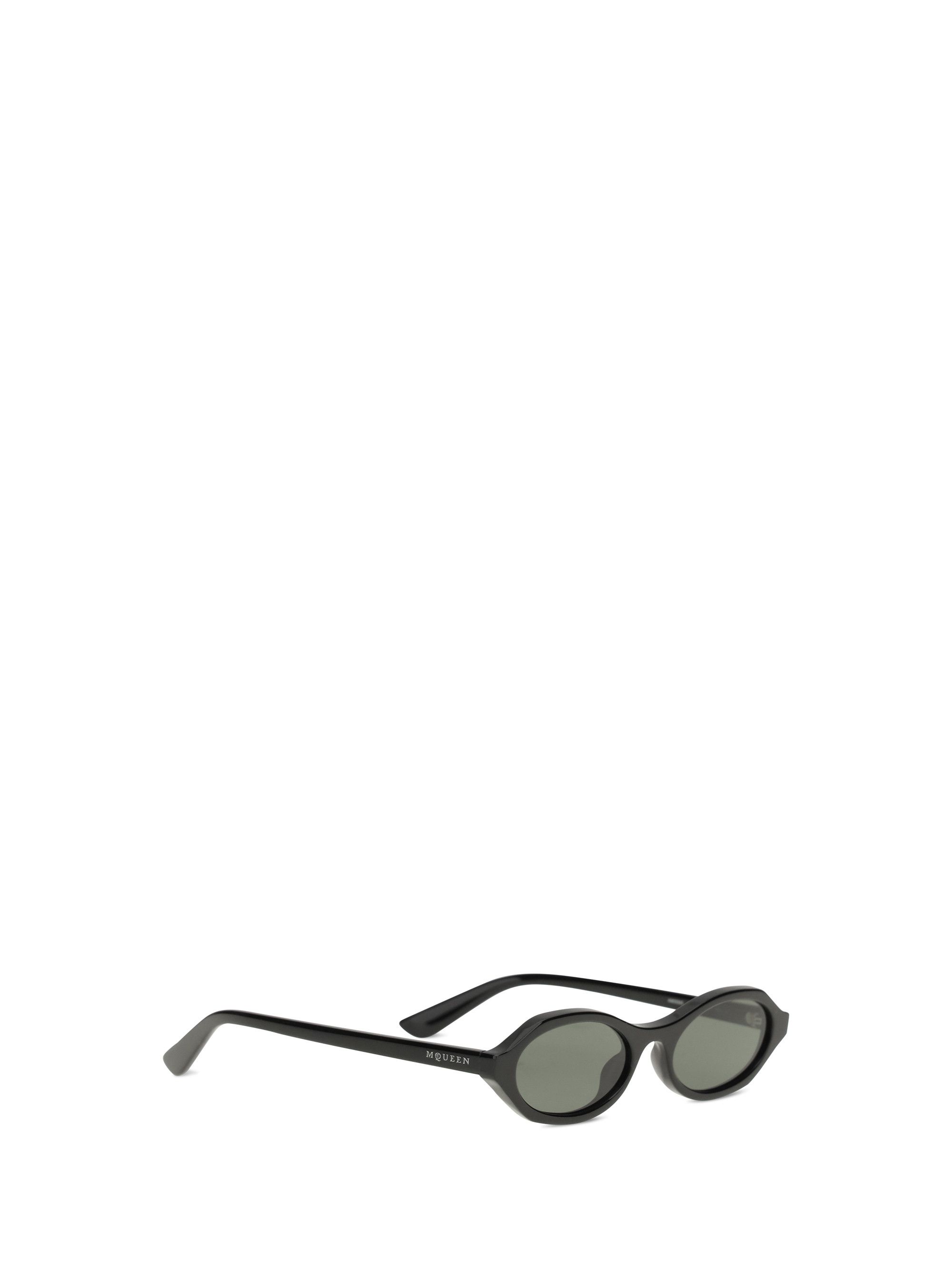 Alexander McQueen Geometric oval Sunglasses Size ONE SIZE - 2 Thumbnail