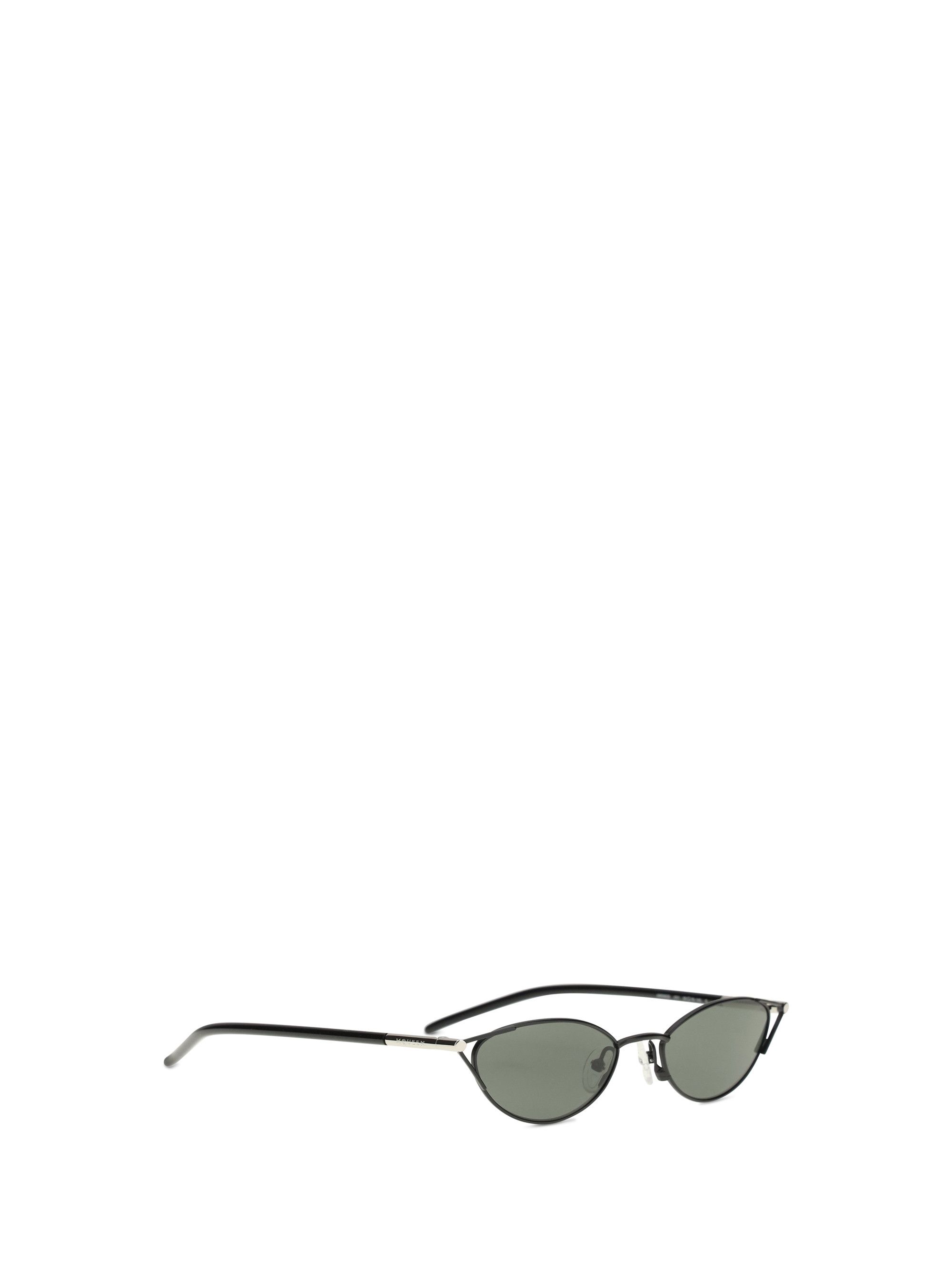 Alexander McQueen Slim cat-eye Sunglasses with T-Bar Size ONE SIZE - 2 Thumbnail