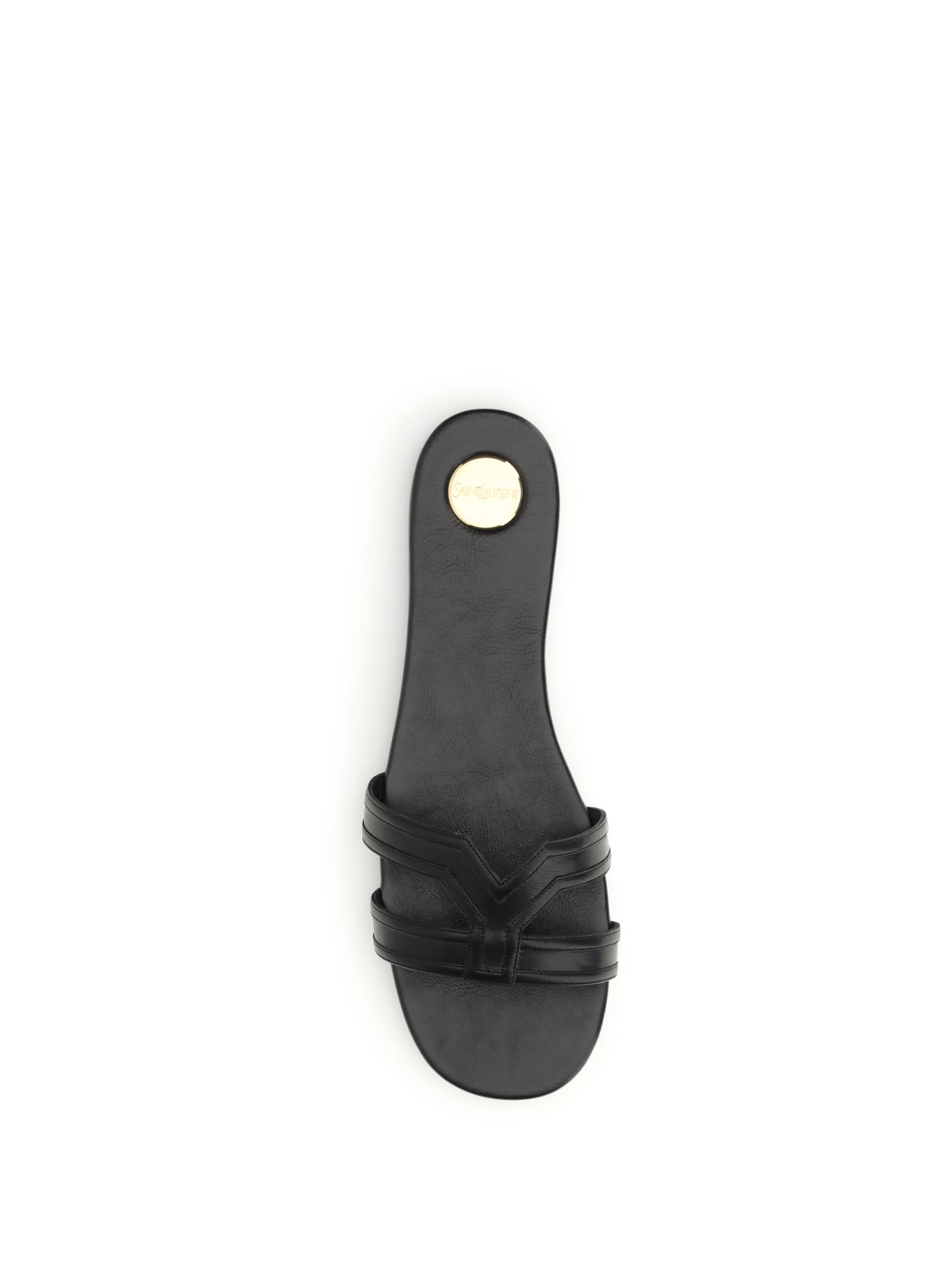 Saint Laurent Paris Smooth leather Mabrouka Sandals Size US 8.5 / IT 38.5 - 4 Thumbnail