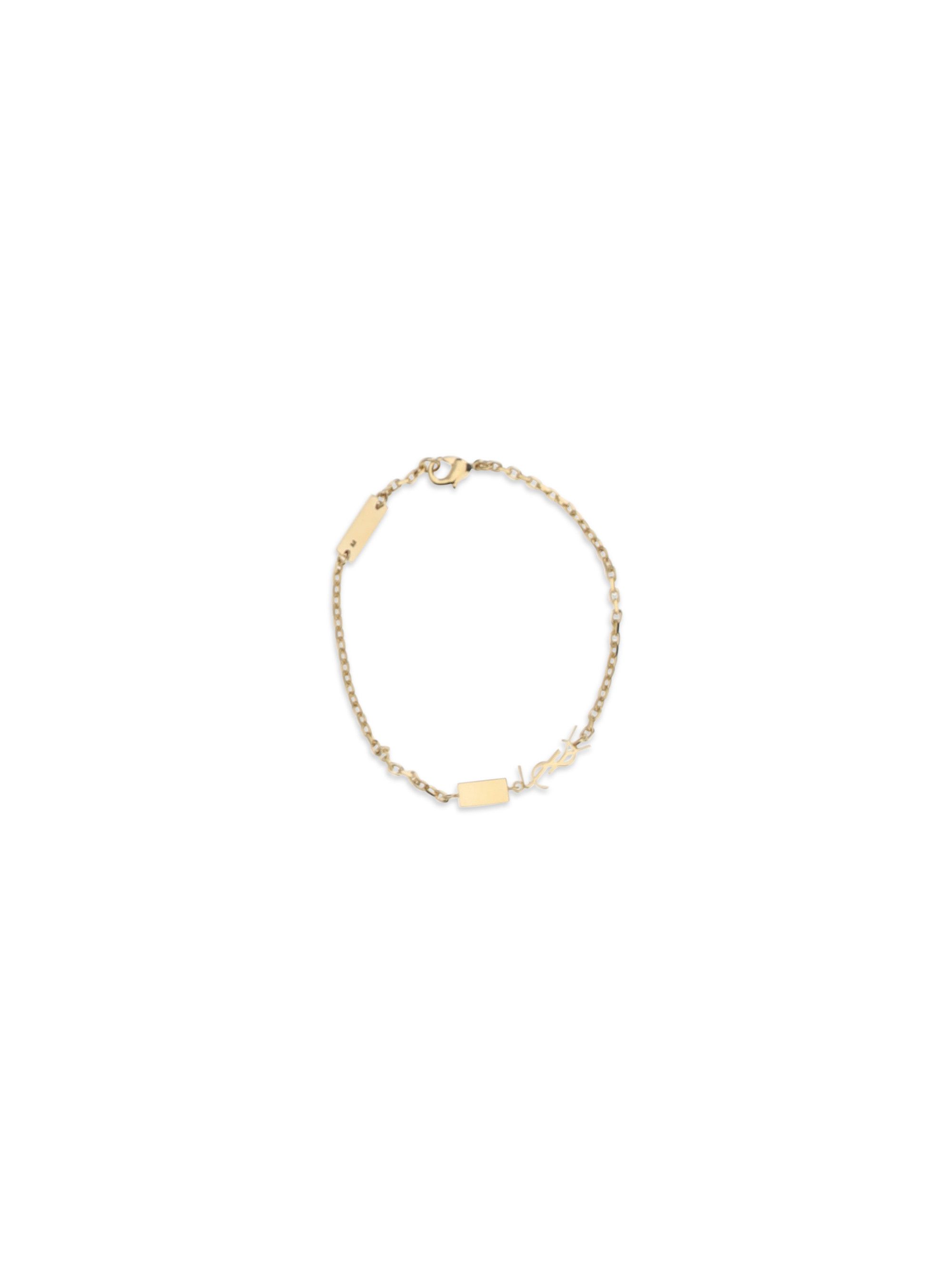 Saint Laurent Paris Cassandre Bracelet with charms and strass Size ONE SIZE - 2 Thumbnail
