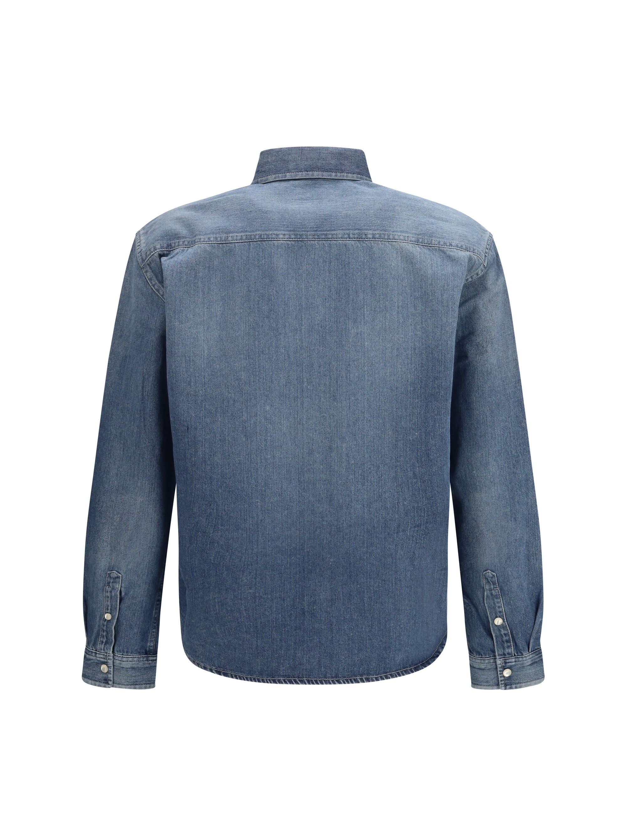 Saint Laurent Paris Denim Shirt Size US L / EU 52-54 / 3 - 2 Thumbnail