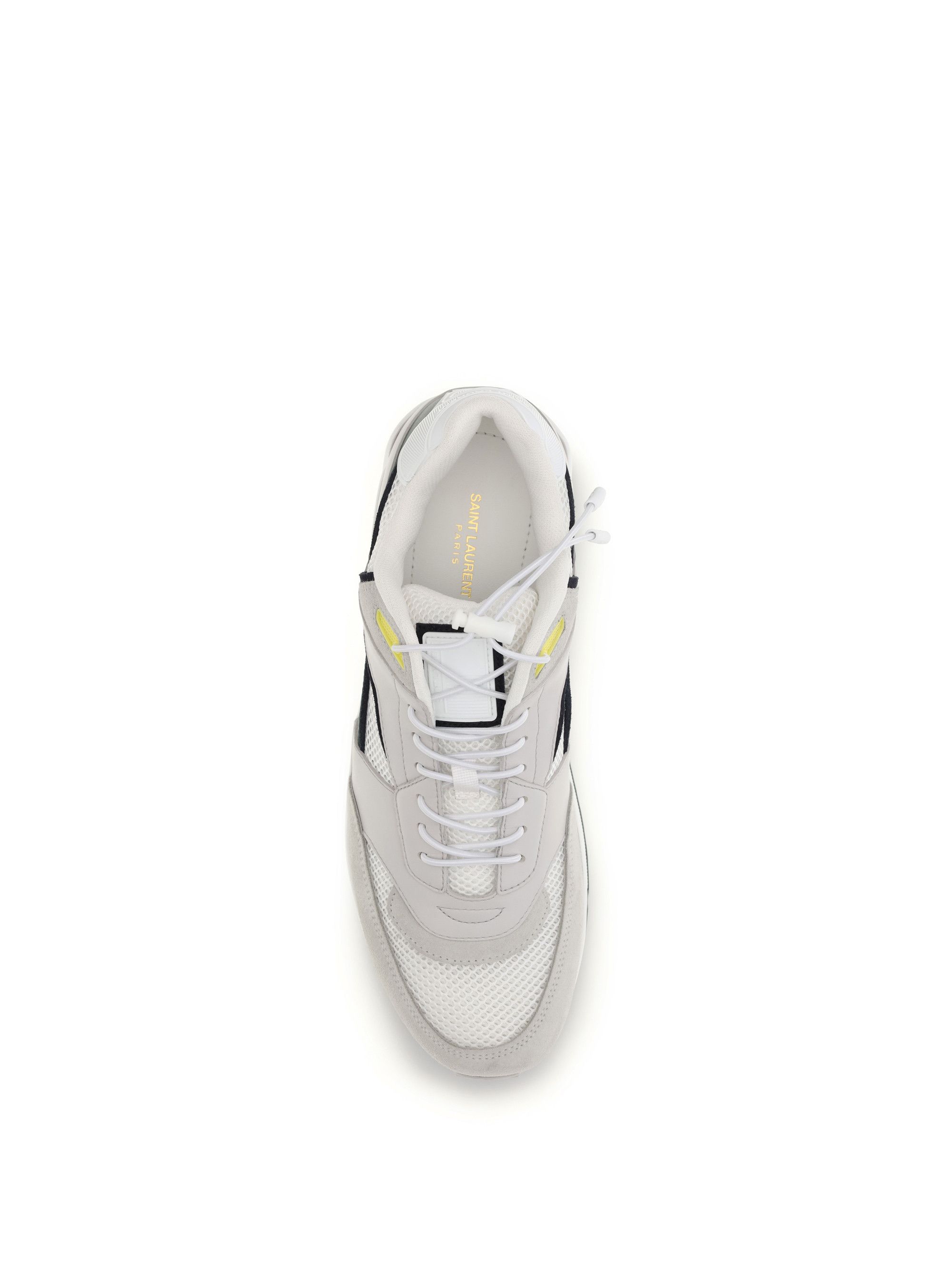 Saint Laurent Paris Smooth leather and suede Bump Sneakers Size US 10 / EU 43 - 4 Thumbnail