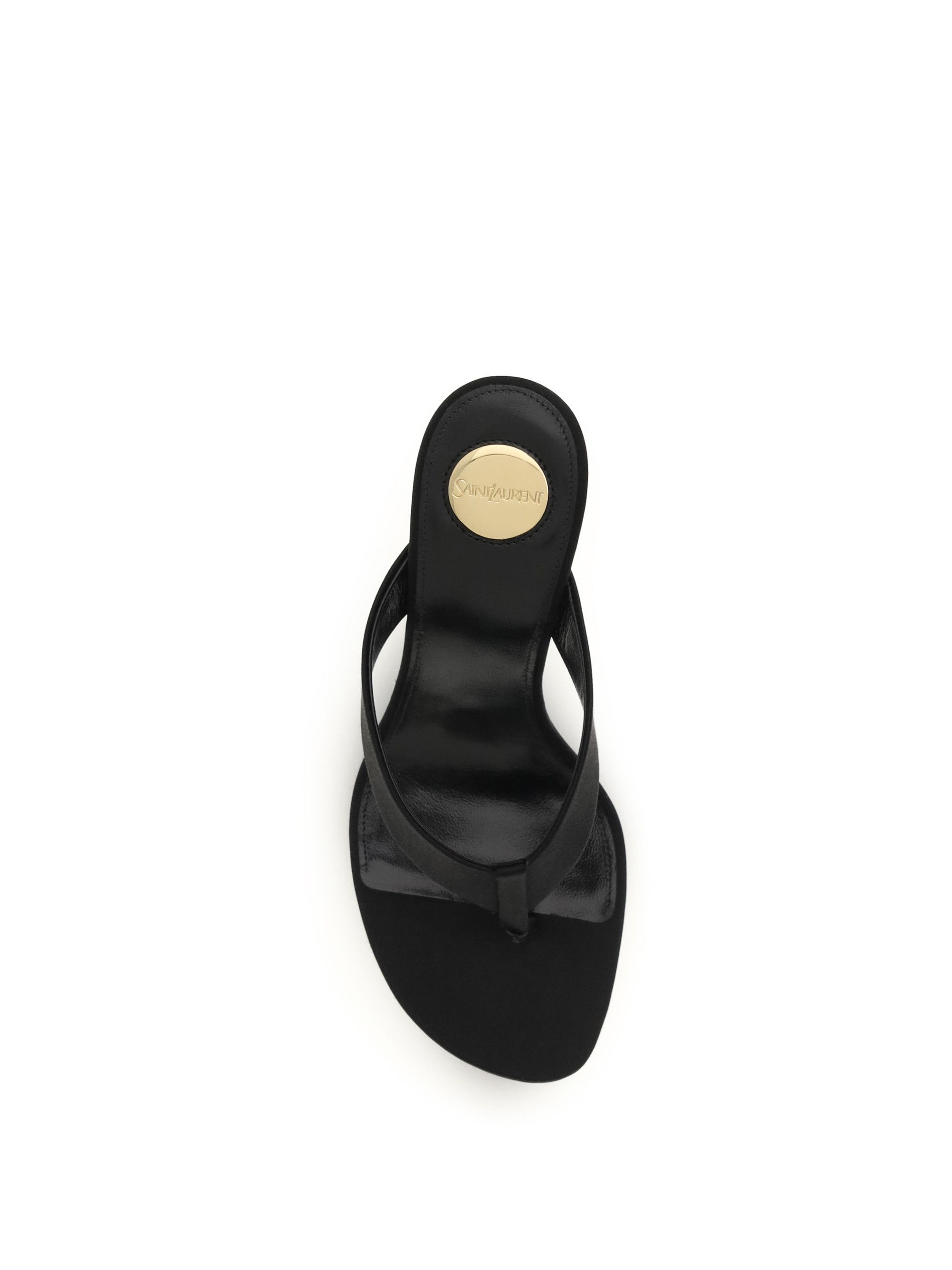 Saint Laurent Paris Opyum crepe satin Sandals Size US 6 / IT 36 - 4 Thumbnail