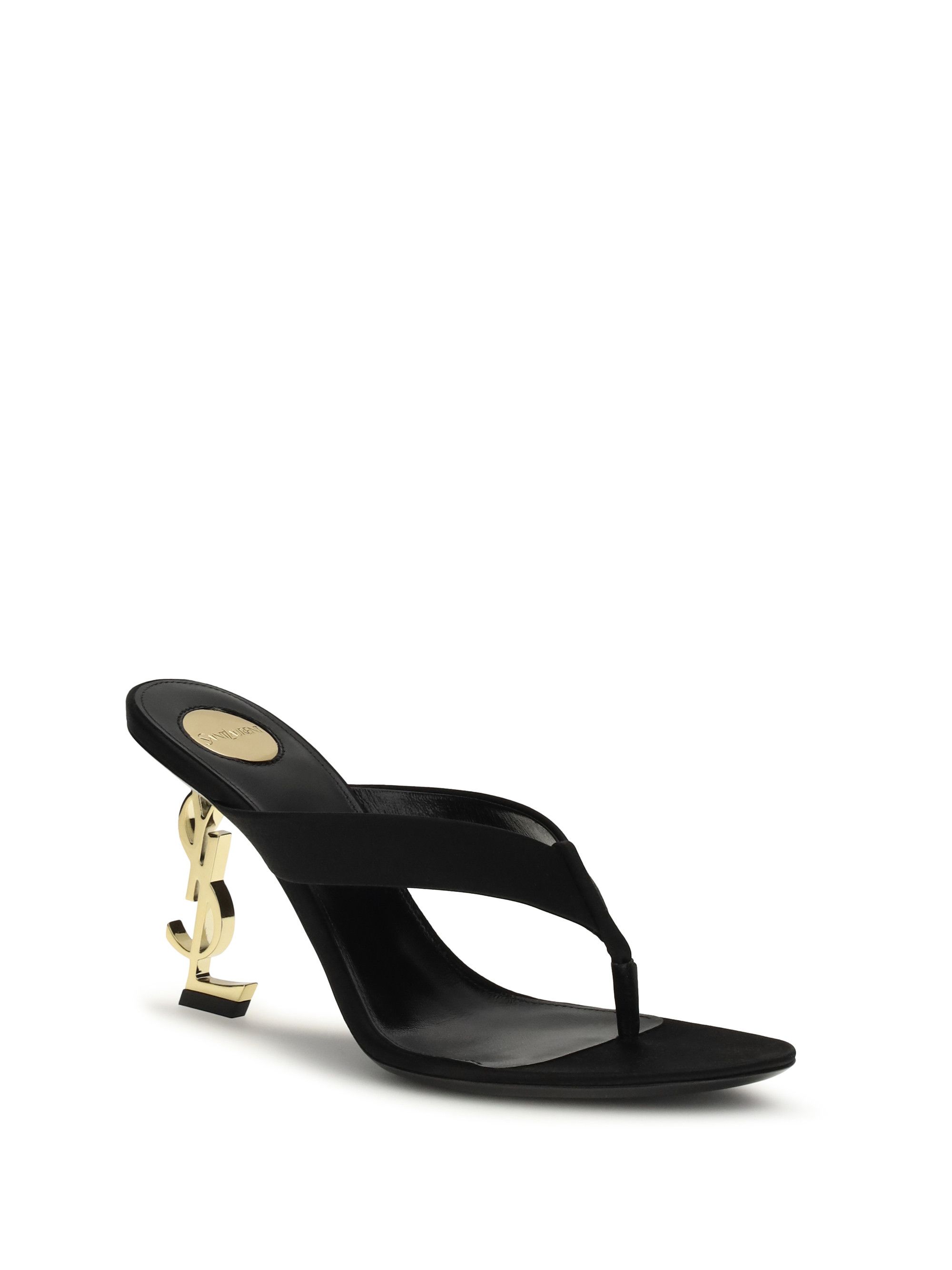 Saint Laurent Paris Opyum crepe satin Sandals Size US 6 / IT 36 - 2 Thumbnail