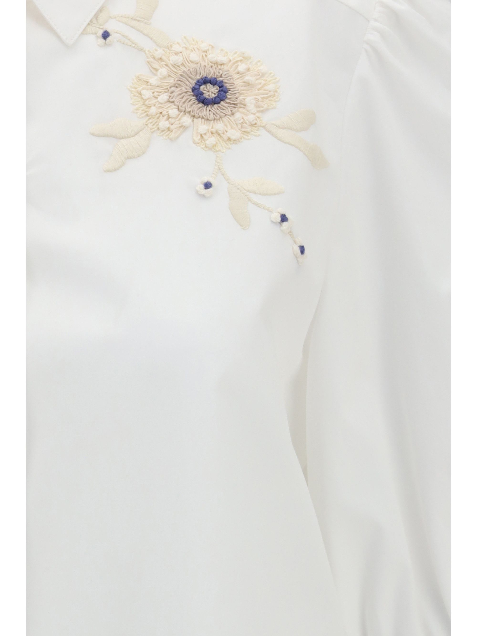 Valentino Embroidered cotton Shirt Size M / US 6-8 / IT 42-44 - 3 Thumbnail