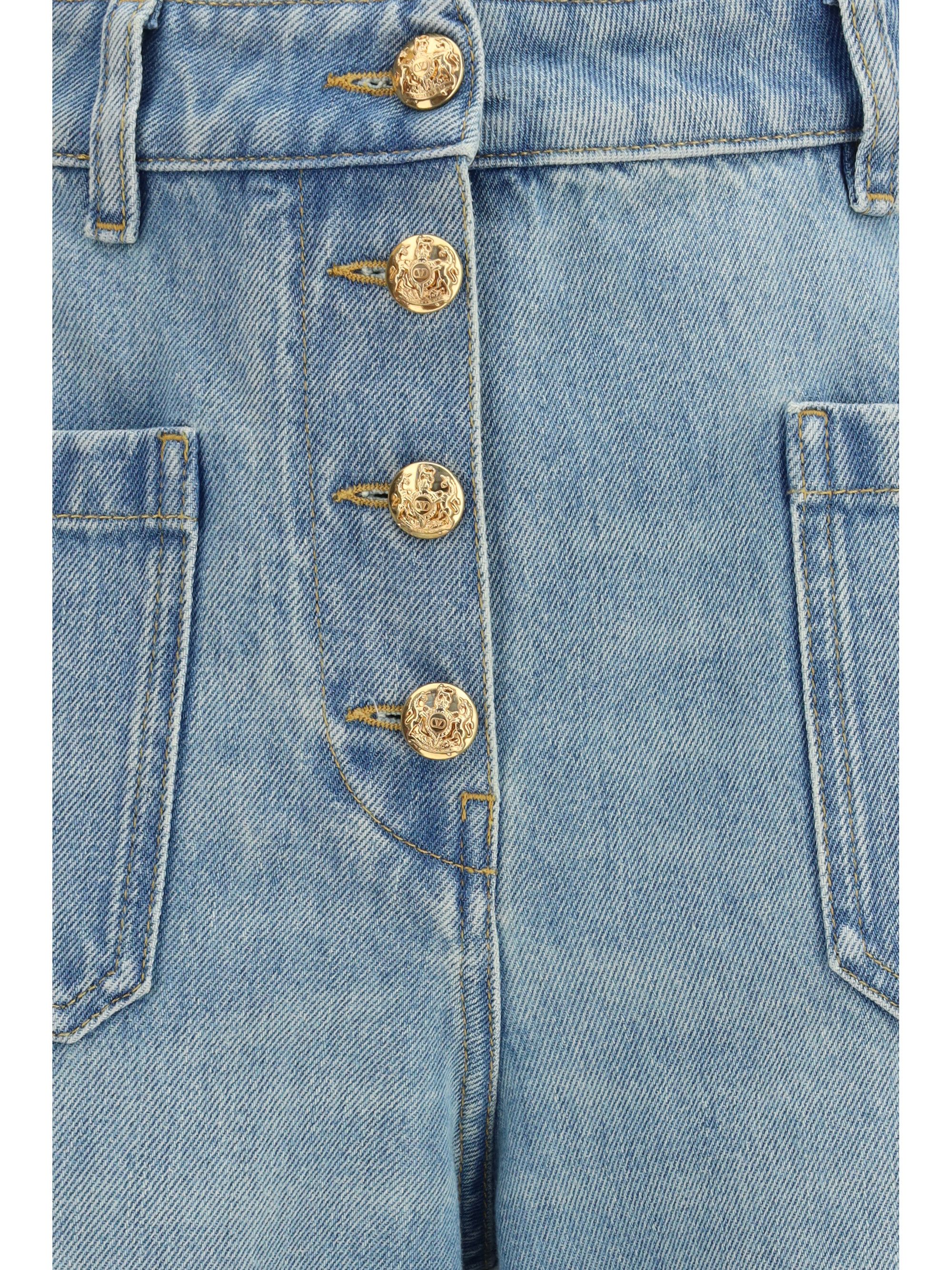 Valentino Cotton Jeans Size 30" / US 8 / IT 44 - 3 Thumbnail