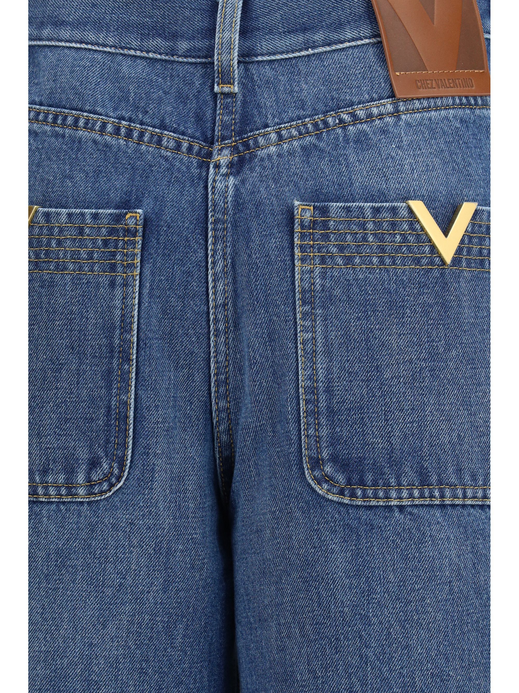 Valentino Logo detail Jeans Size 27" / US 4 / IT 40 - 3 Thumbnail