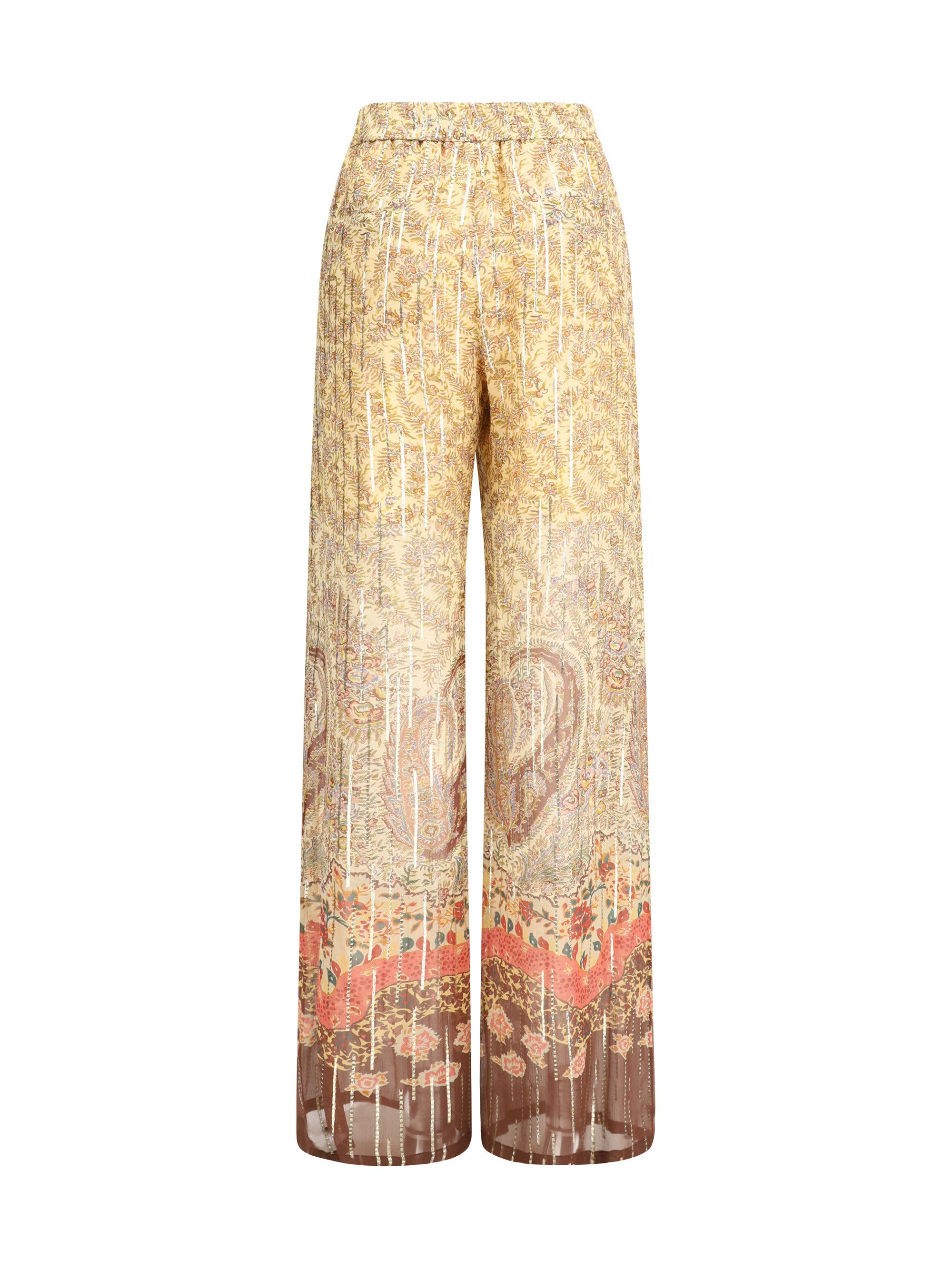 Valentino Silk georgette Pants express fluid Size 32" / US 10 / IT 46 - 2 Thumbnail