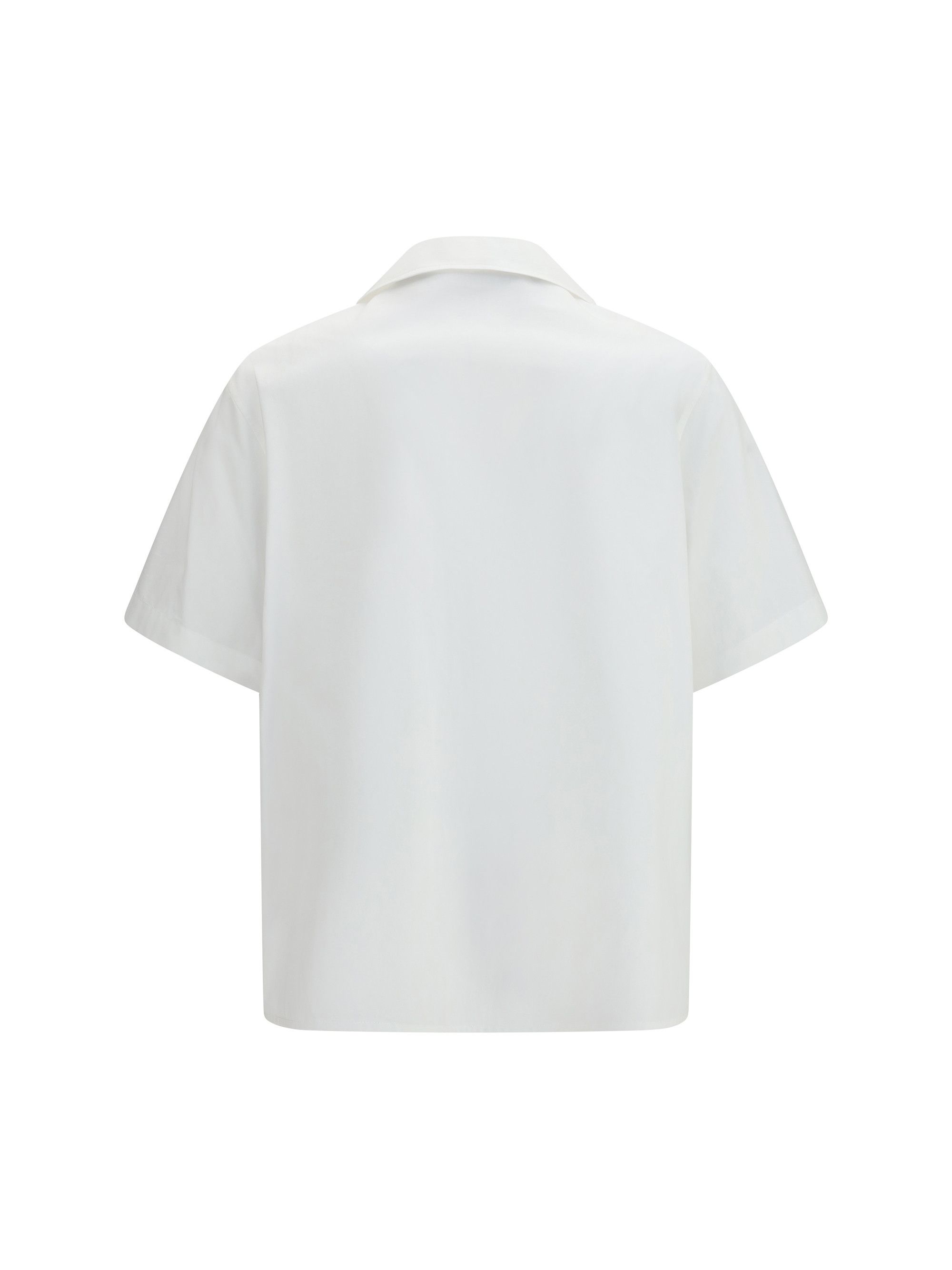 Valentino Cotton poplin bowling Shirt with VGold Size US M / EU 48-50 / 2 - 2 Thumbnail