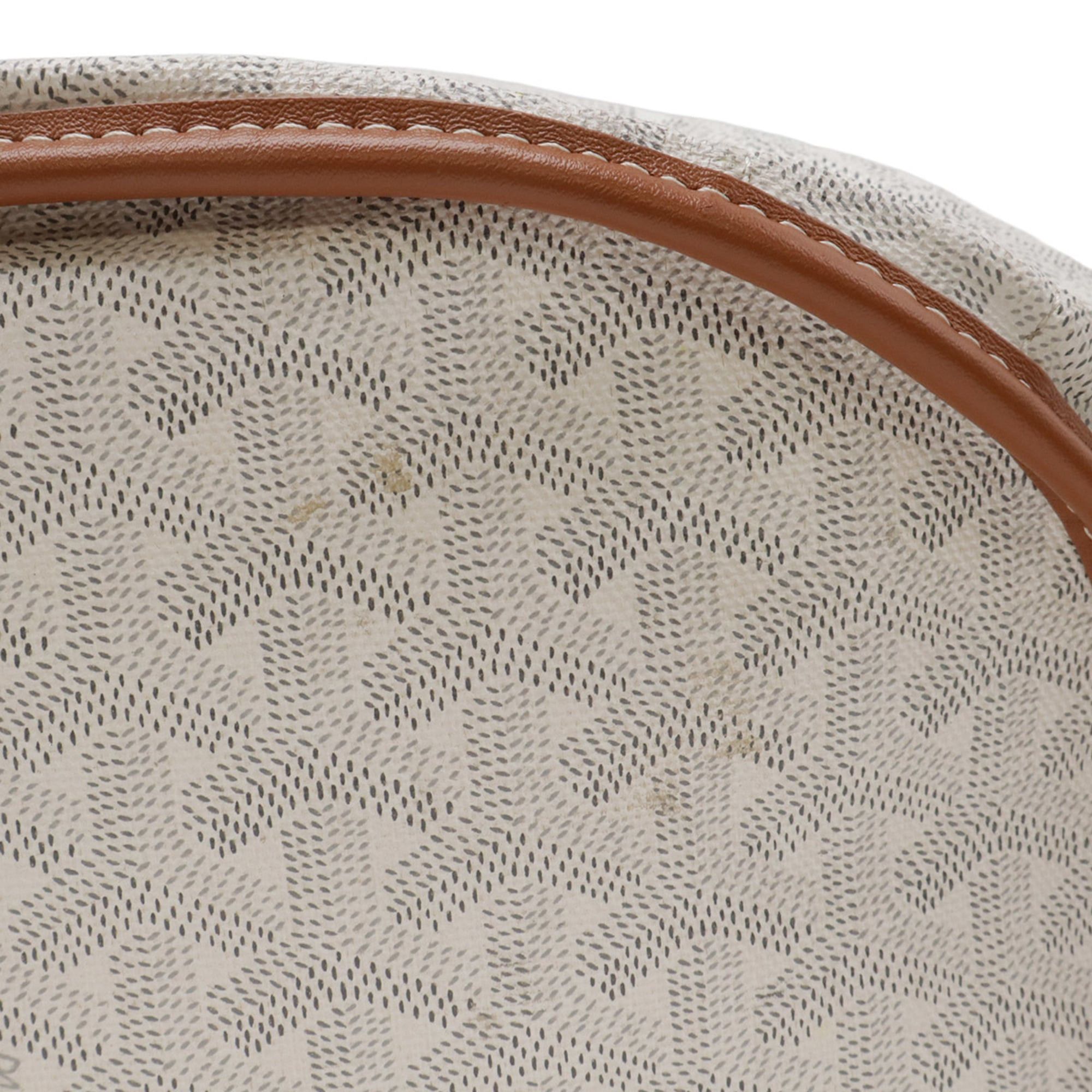 Goyard GOYARD Bellara Handbag Tote Bag Shoulder Reversible Coated Canvas Leather White Brown Size ONE SIZE - 5 Thumbnail