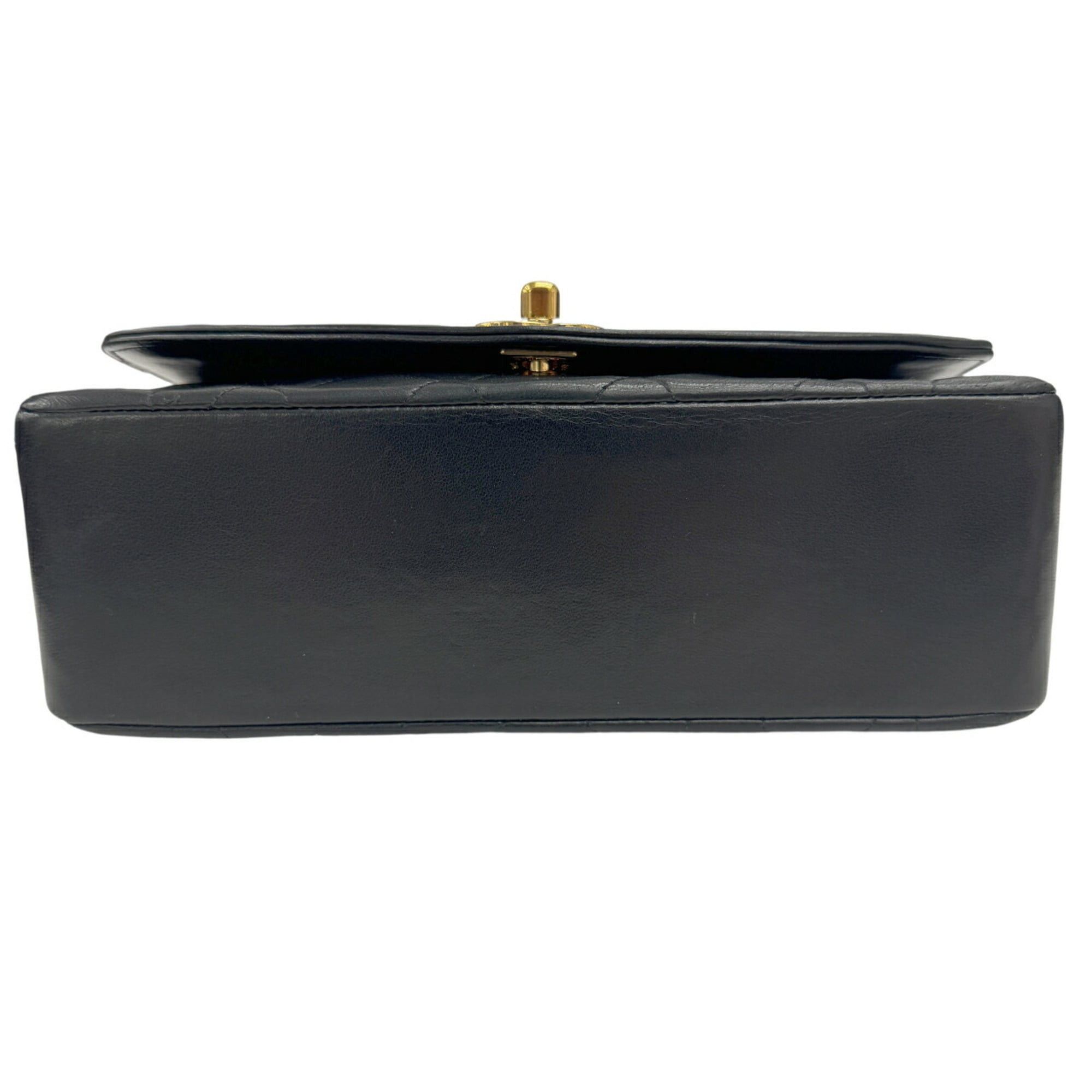 Chanel CHANEL Diana Matelasse 22 Flap Lambskin Black Coco Mark Shoulder Bag Size ONE SIZE - 5 Thumbnail