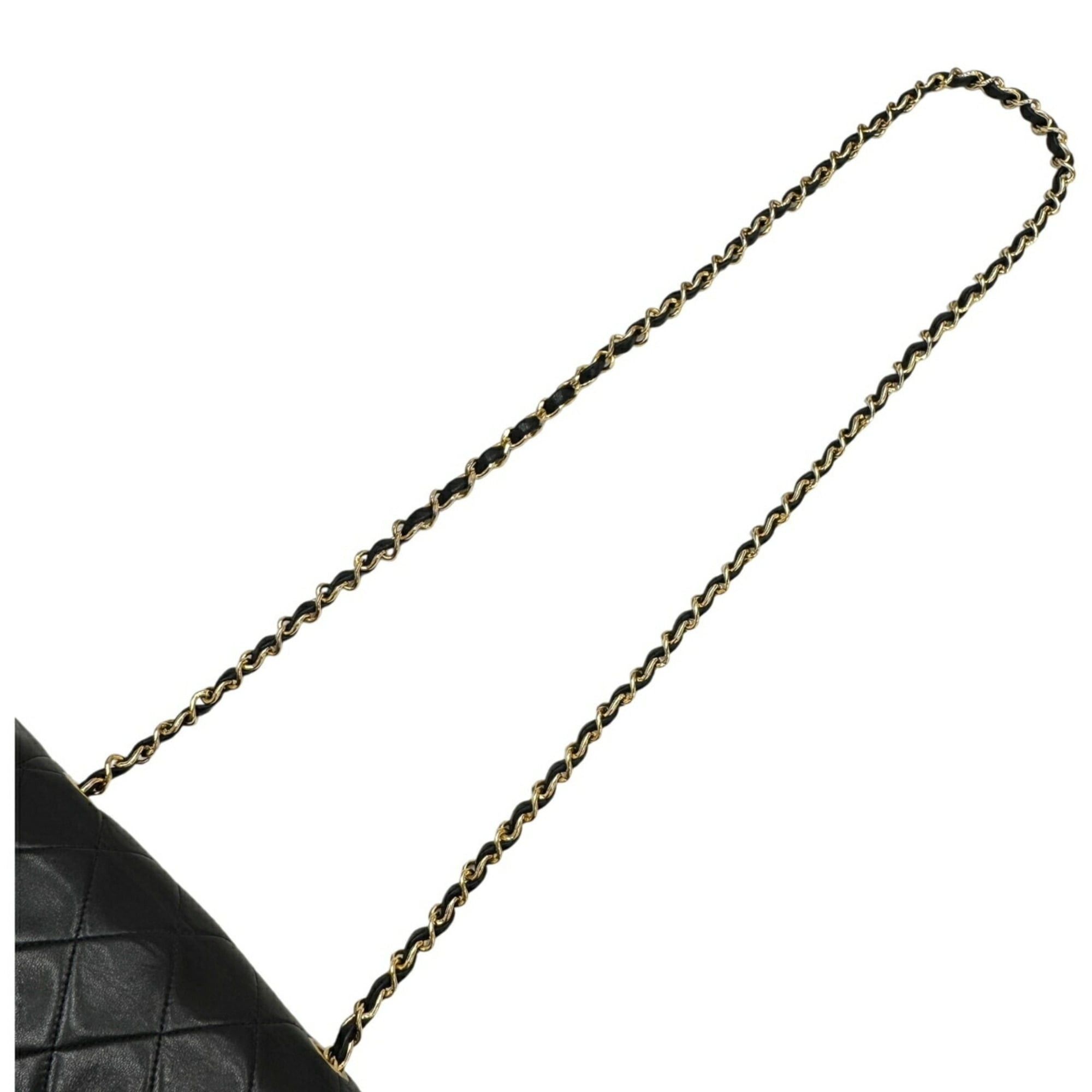 Chanel CHANEL Diana Matelasse 22 Flap Lambskin Black Coco Mark Shoulder Bag Size ONE SIZE - 12 Thumbnail