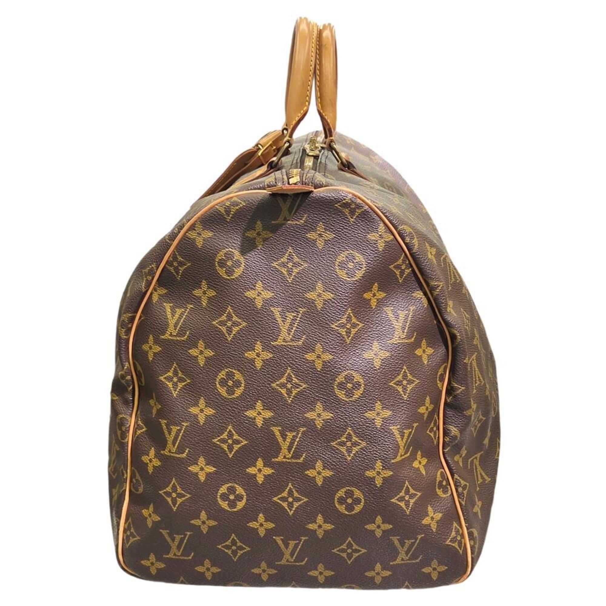 Louis Vuitton LOUIS VUITTON Keepall 55 Monogram Boston Bag M41424 VI871 Handbag for Men and Women Size ONE SIZE - 3 Thumbnail