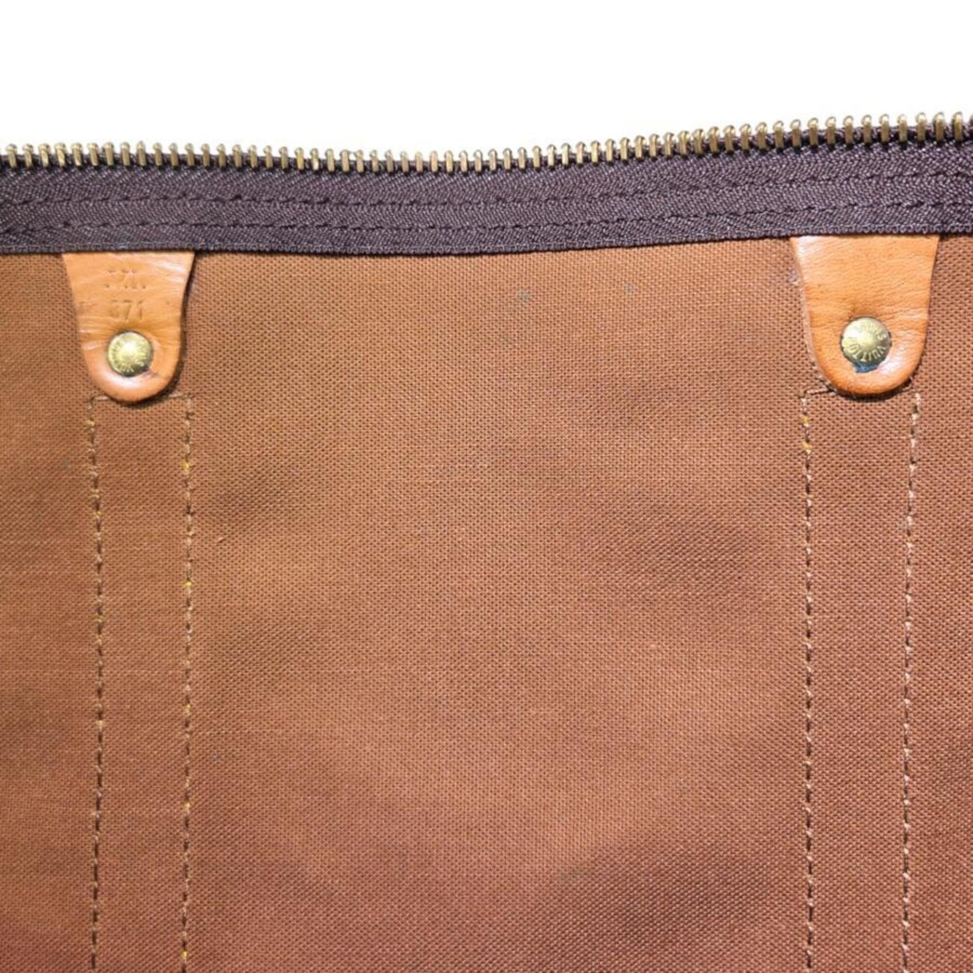 Louis Vuitton LOUIS VUITTON Keepall 55 Monogram Boston Bag M41424 VI871 Handbag for Men and Women Size ONE SIZE - 17 Thumbnail