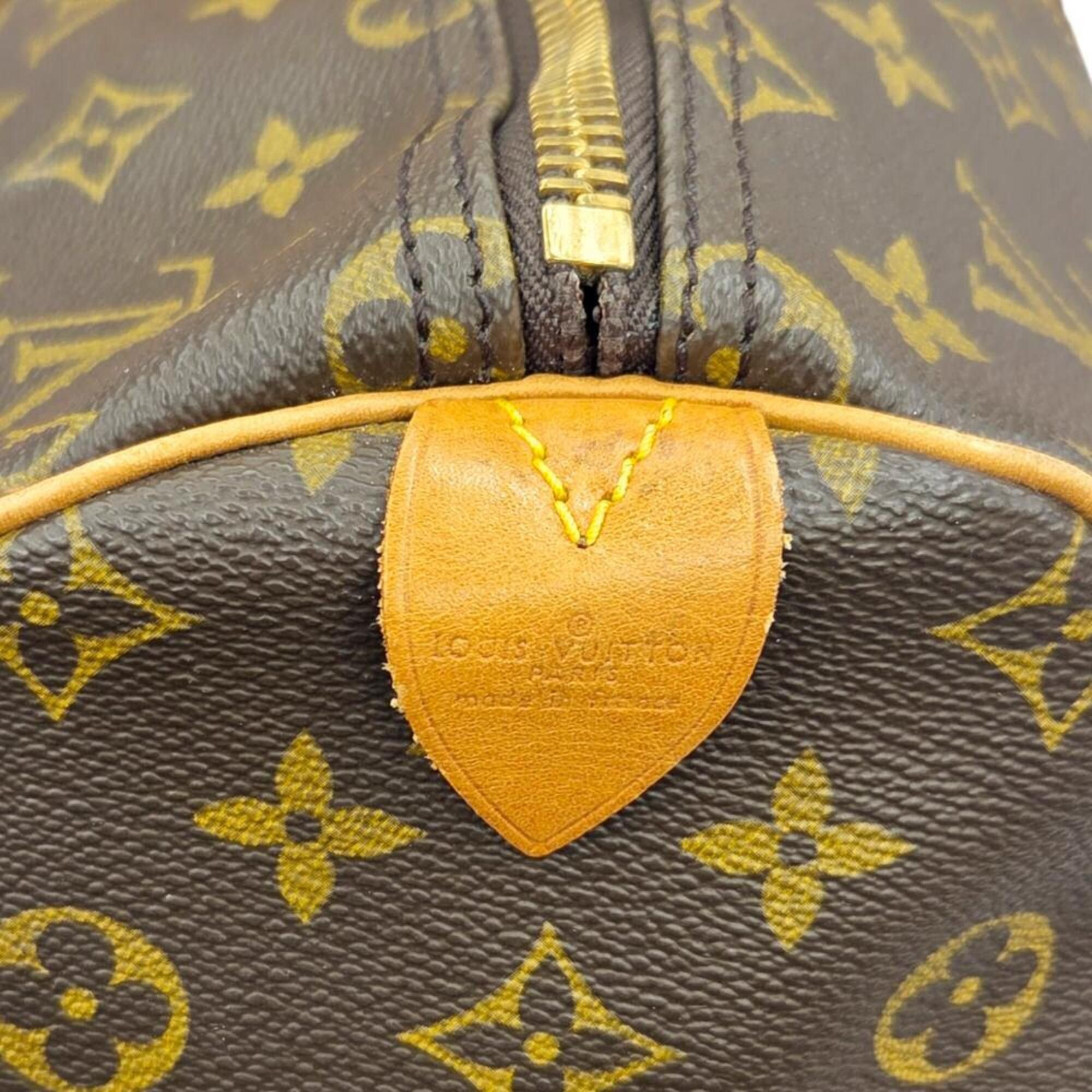 Louis Vuitton LOUIS VUITTON Keepall 55 Monogram Boston Bag M41424 VI871 Handbag for Men and Women Size ONE SIZE - 14 Thumbnail