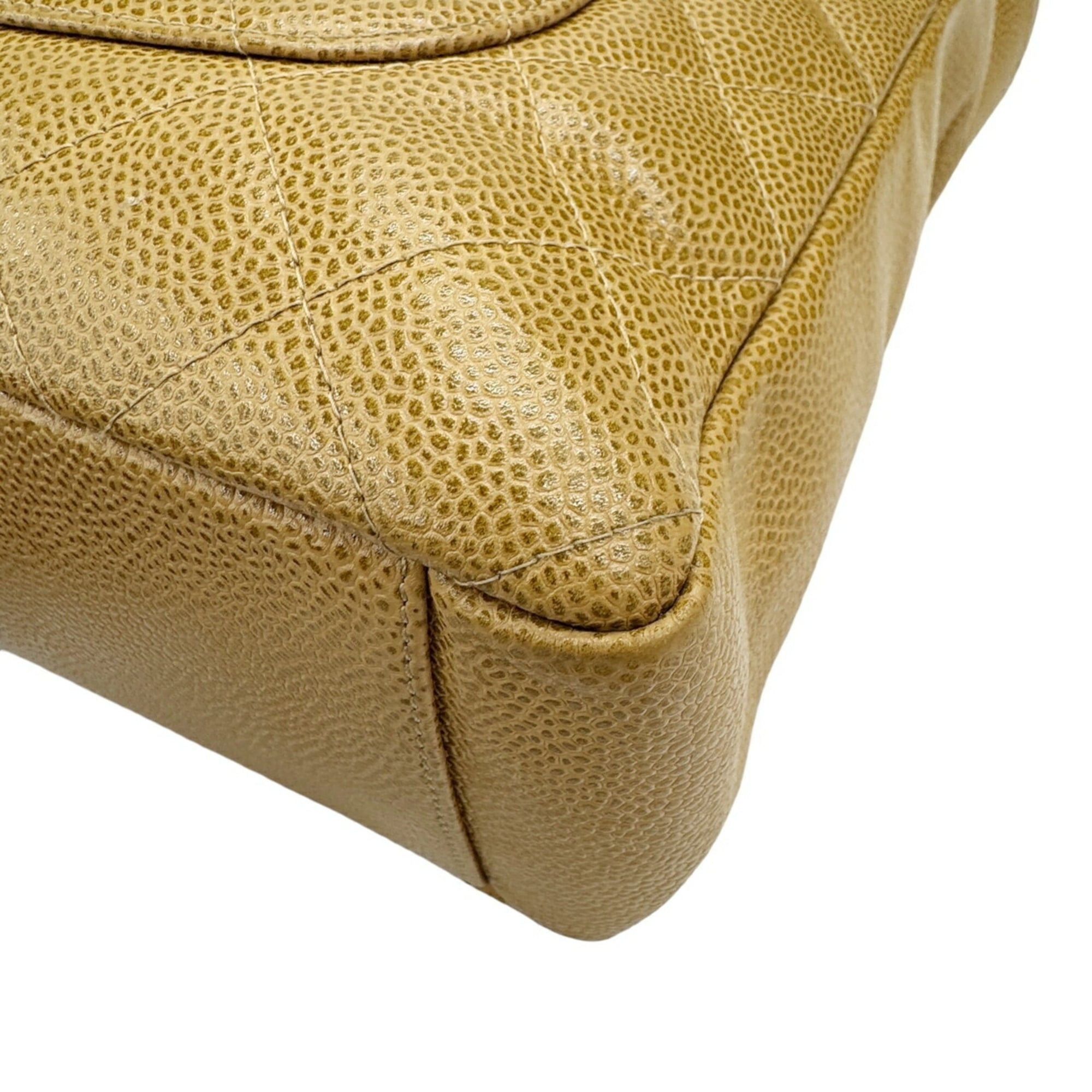 Chanel CHANEL PST Chain Tote, Caviar Leather, Beige, Tote Bag, Petite Size ONE SIZE - 8 Thumbnail
